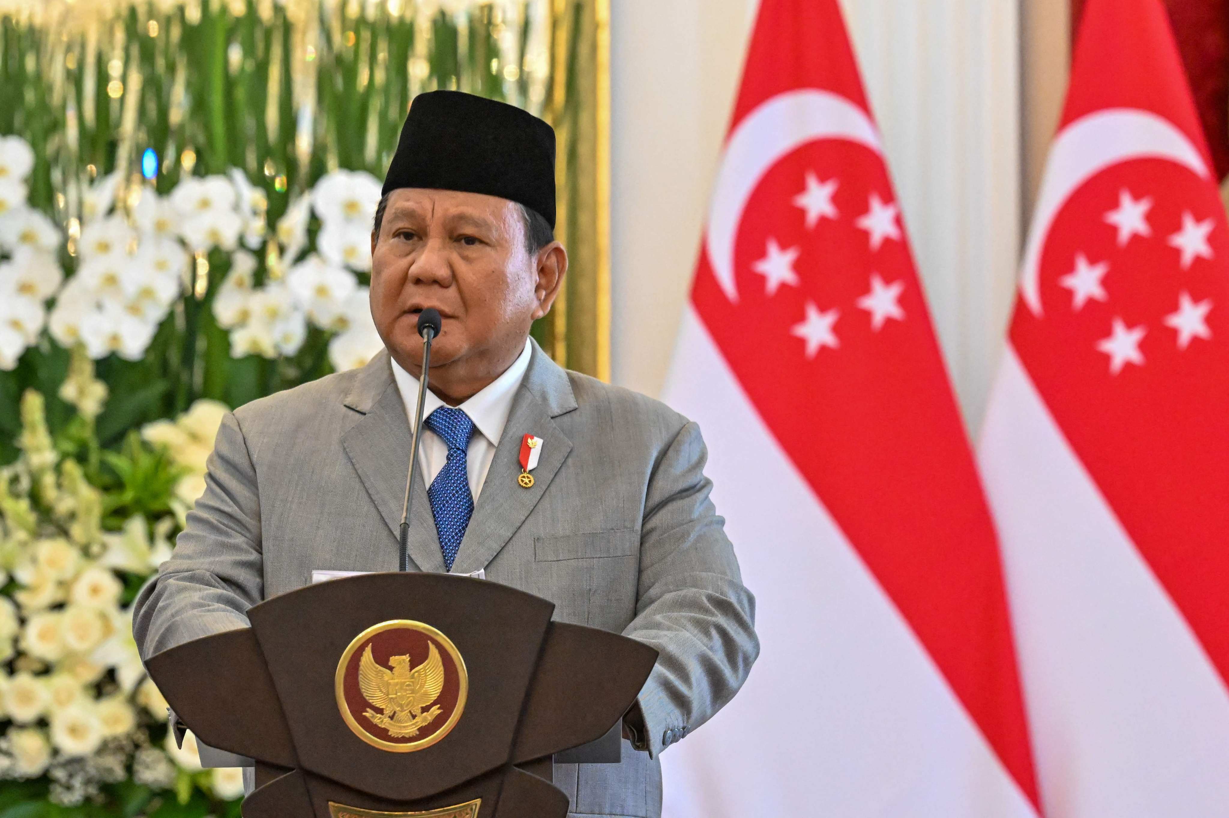 Indonesia’s President Prabowo Subianto is unlikely to continue the relatively tough stance on the South China Sea that was a feature of his time as defence minister, observers said. Photo: AFP