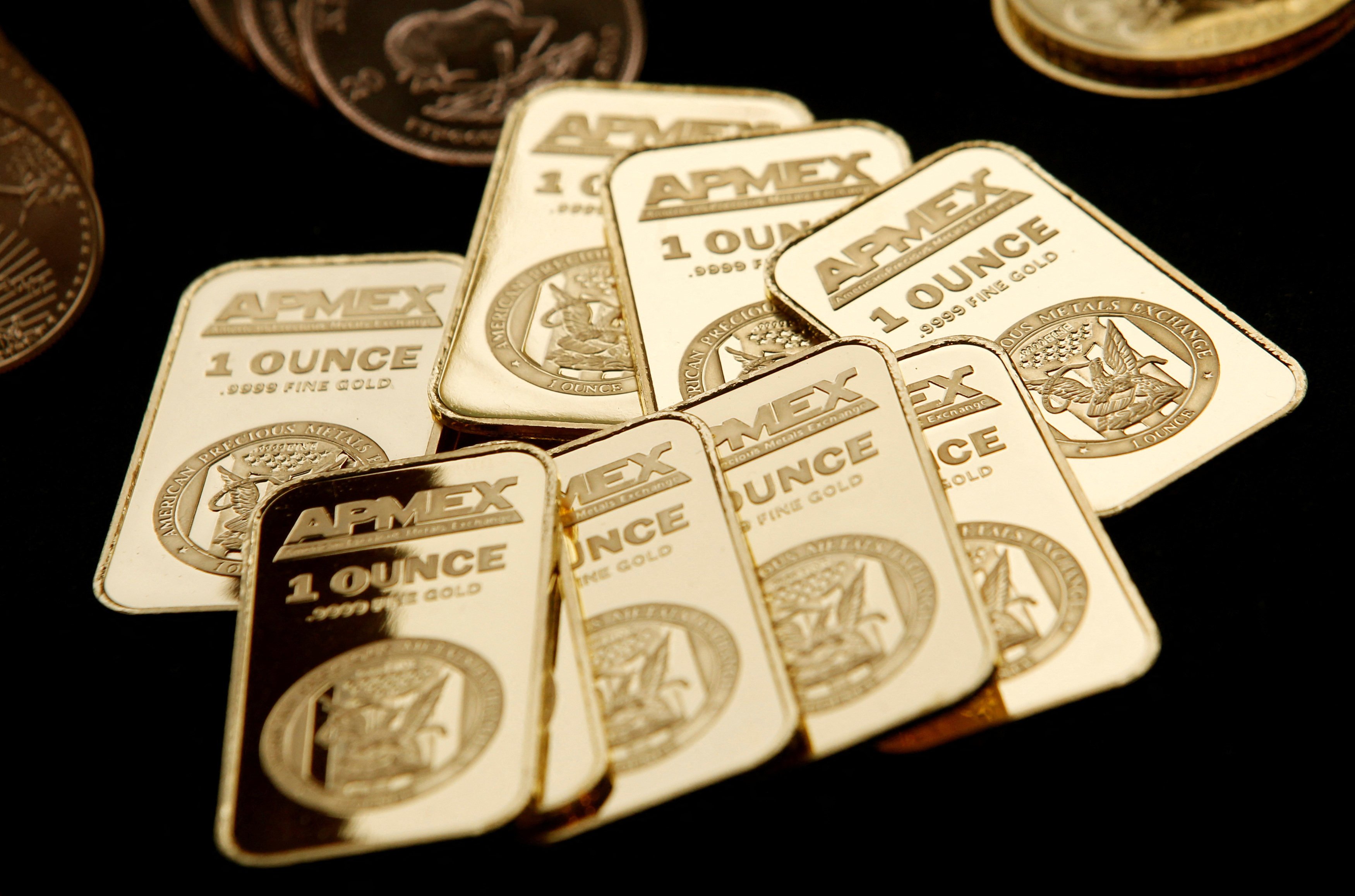 Gold bullion. Photo: Reuters