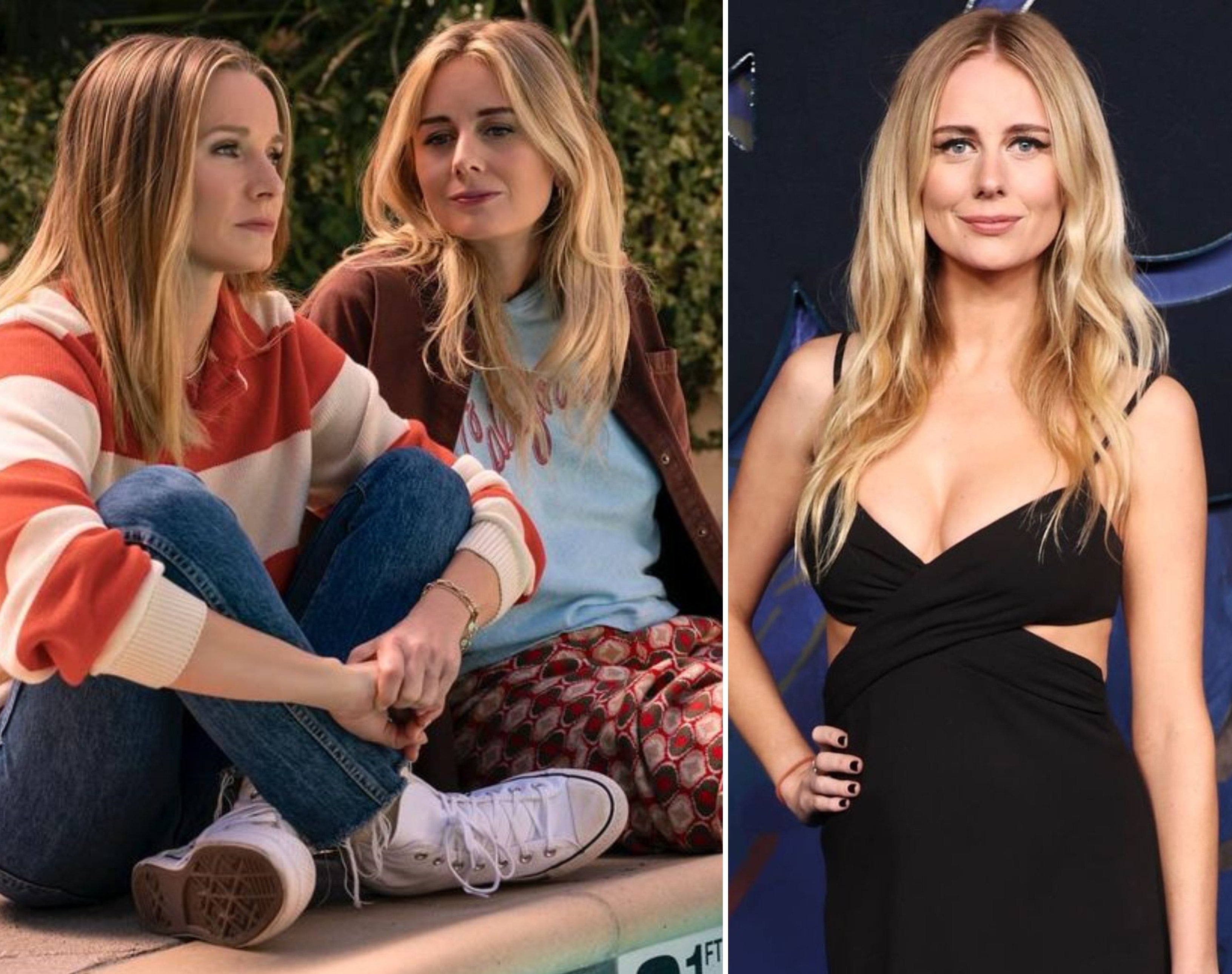 Meet Justine Lupe, who plays Kristen Bell’s sister in hit Netflix show Nobody Wants This. Photos: @netflix, @mejustinelupe/Instagram