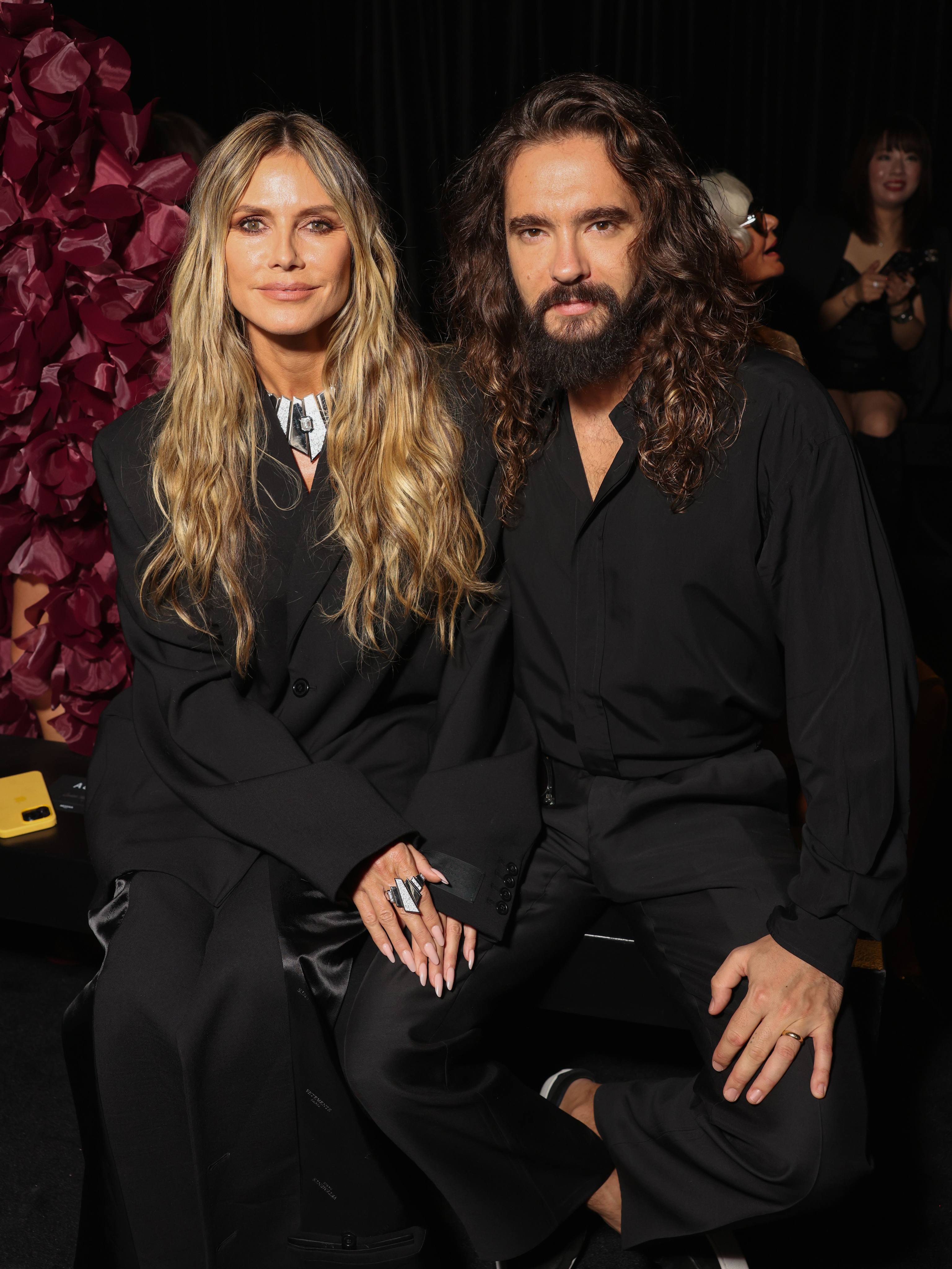 Heidi Klum and Tom Kaulitz, pictured here at Paris Fashion Week in September, are known for enjoying breaks in Caribbean island getaways such as St Barts or Turks and Caicos. Photo: Getty 