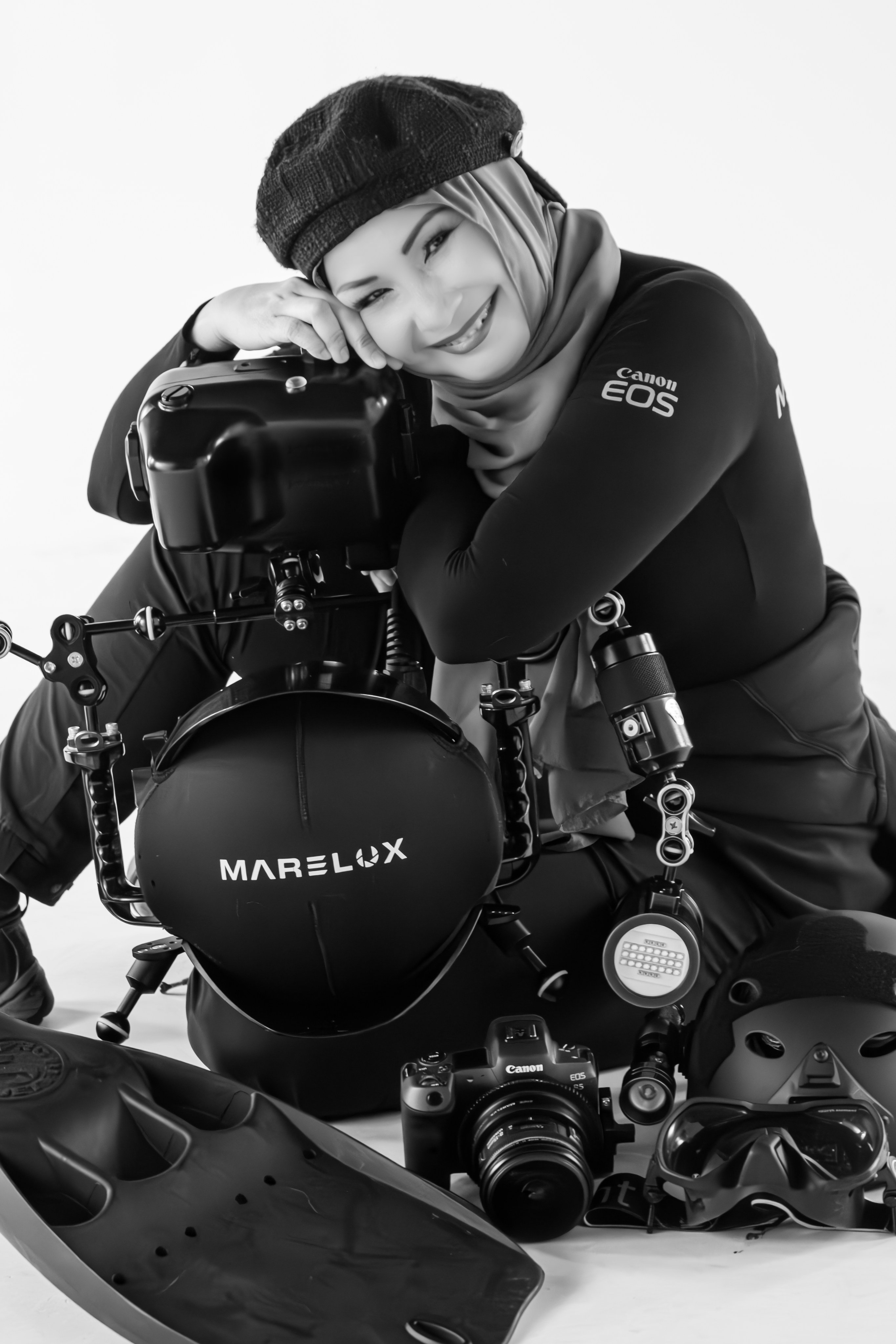 Malaysian underwater photographer Nurul Azlifah Mohd Ismail, known professionally as Ipah Uid Lynn. Photo: Ipah Uid Lynn