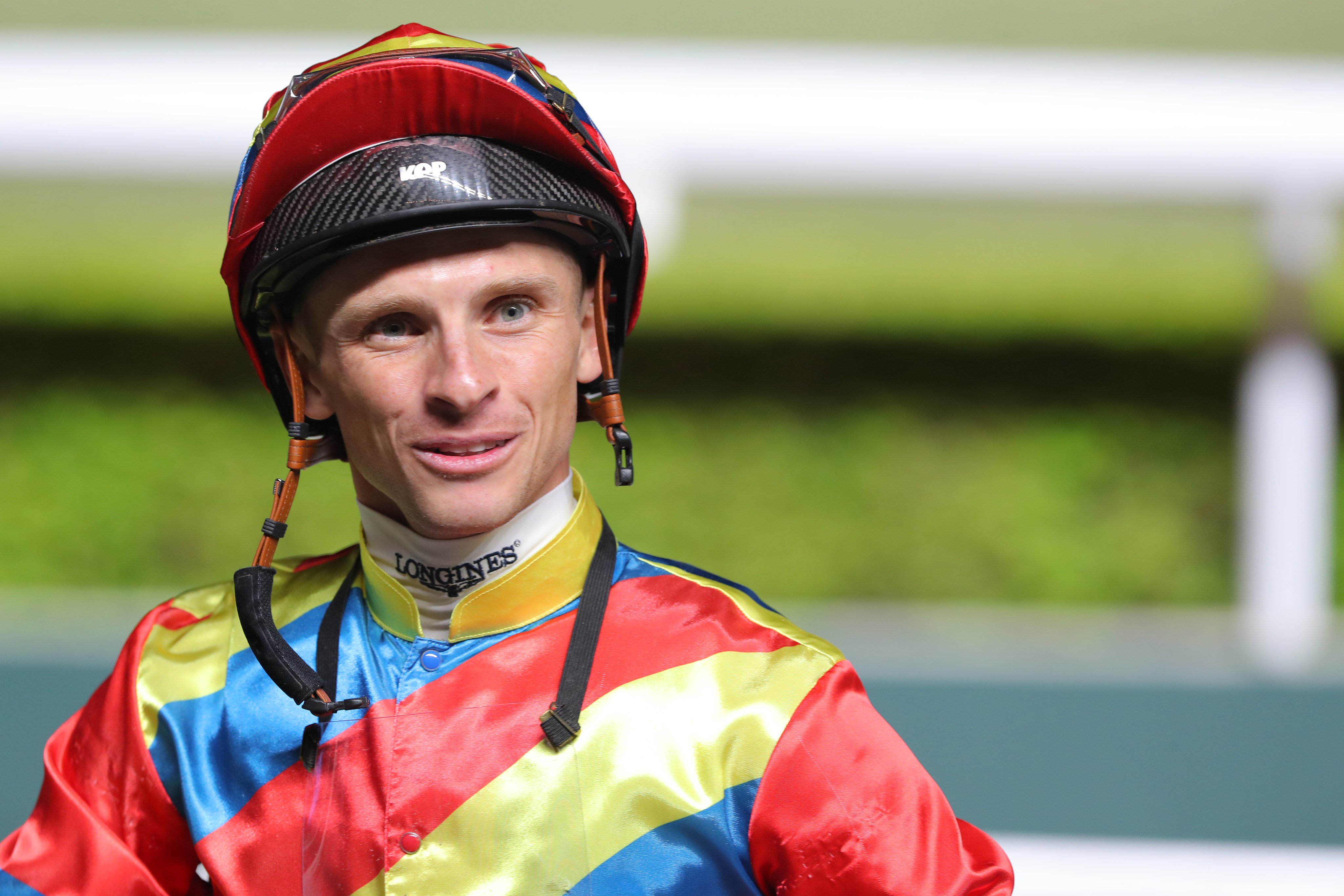 Lyle Hewitson is excited to ride Packing Hermod for the first time in a race on Saturday. Photos: Kenneth Chan