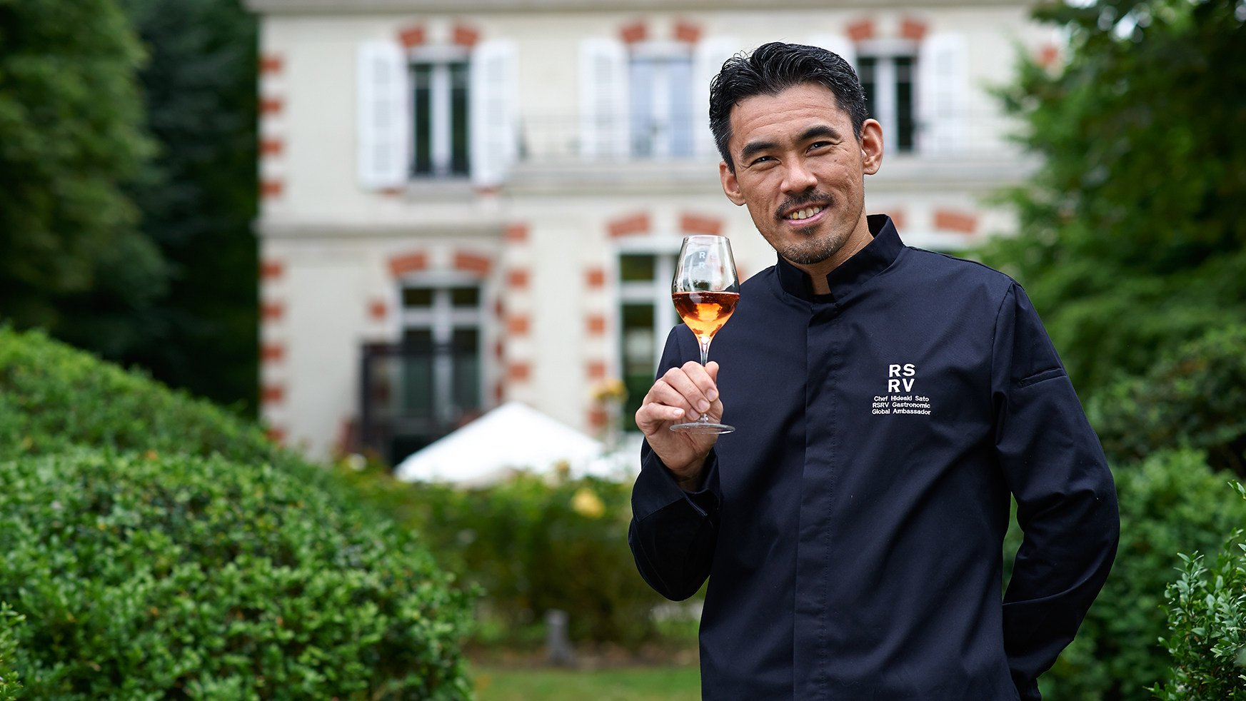 Chef Hideaki Sato of Hong Kong’s three-Michelin-star Ta Vie restaurant at La Table des Chefs, by Champagne brand Maison Mumm, in Reims, France. Photo: Maison Mumm