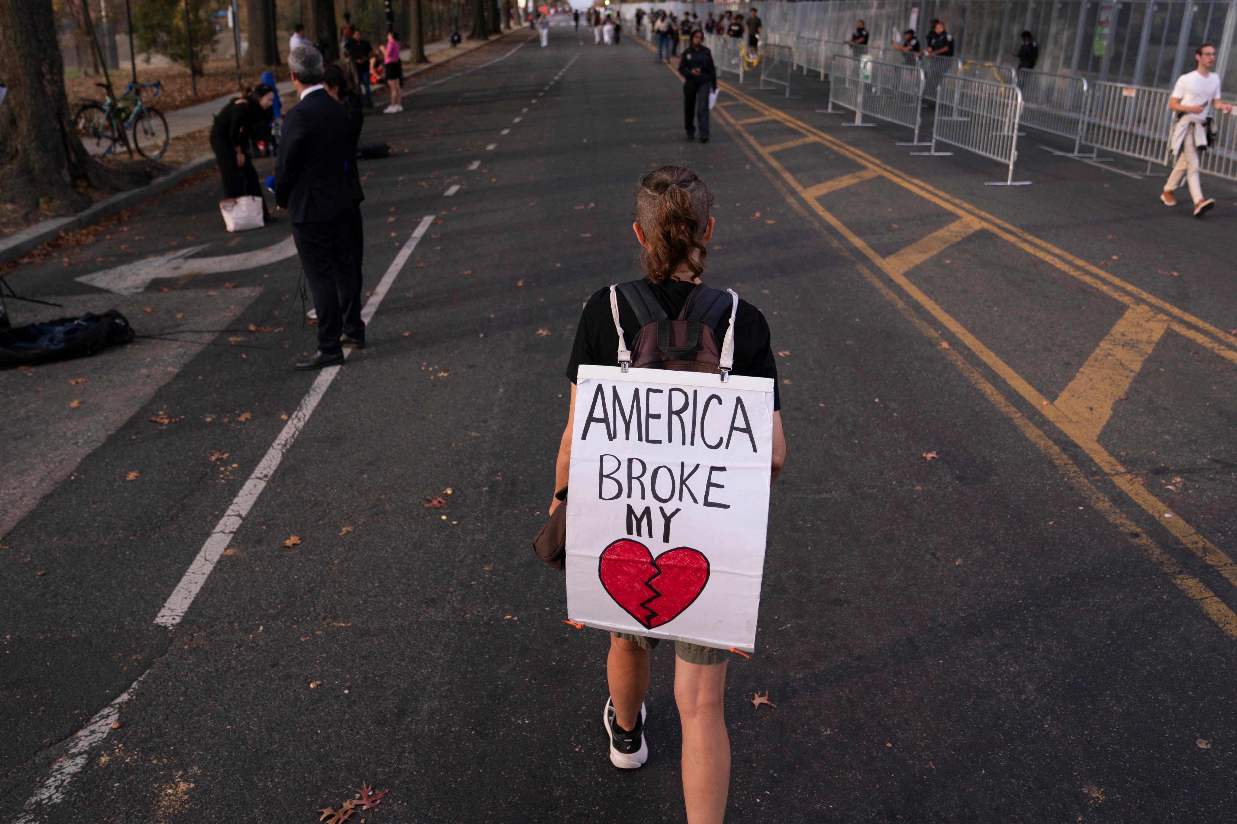 Kamala Harris’ supporters wished the vice-president had more time to make her pitch to American voters. Photo: AP