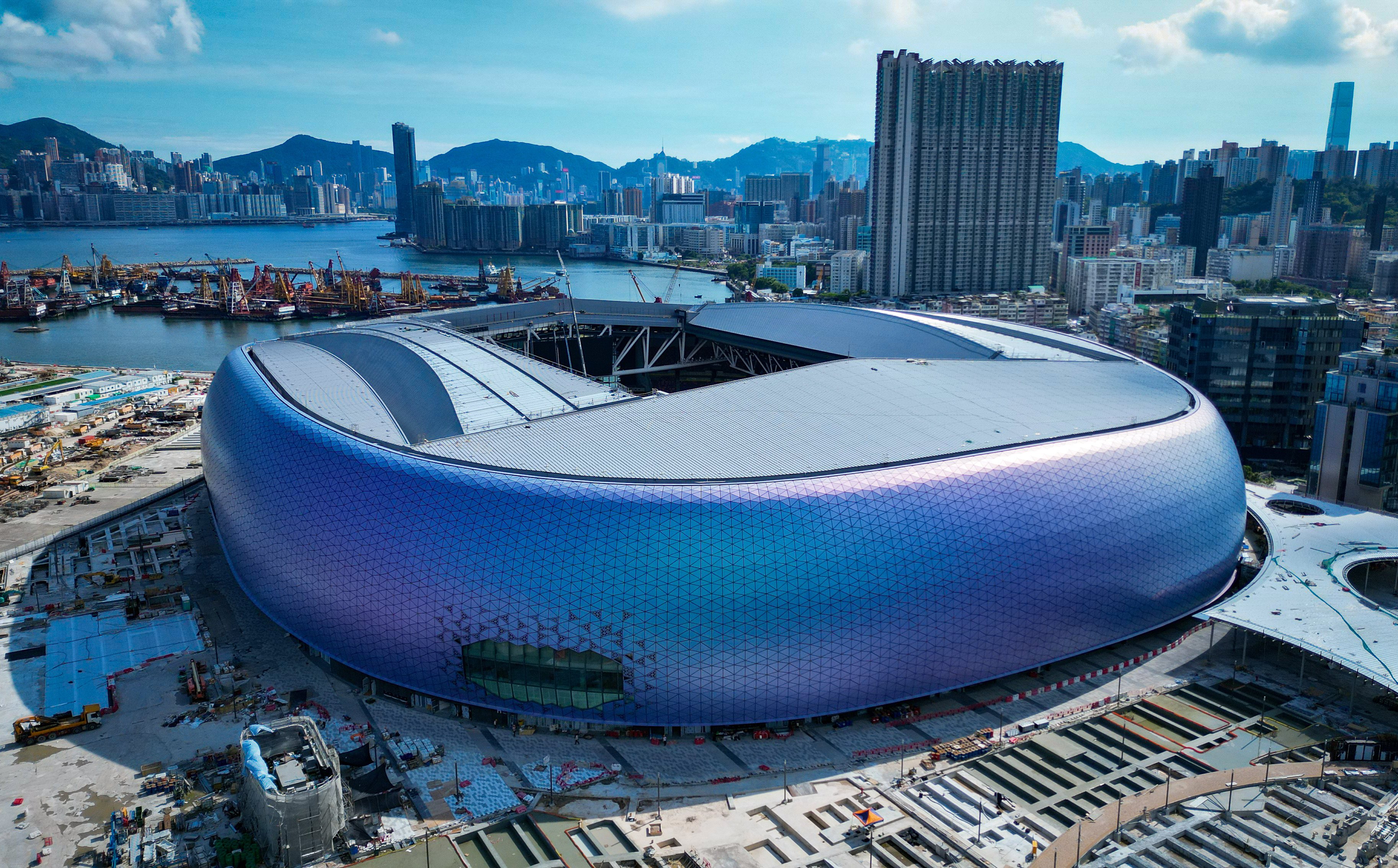 The 50,000-seat main stadium is set to open in the first quarter of next year. Photo: Dickson Lee