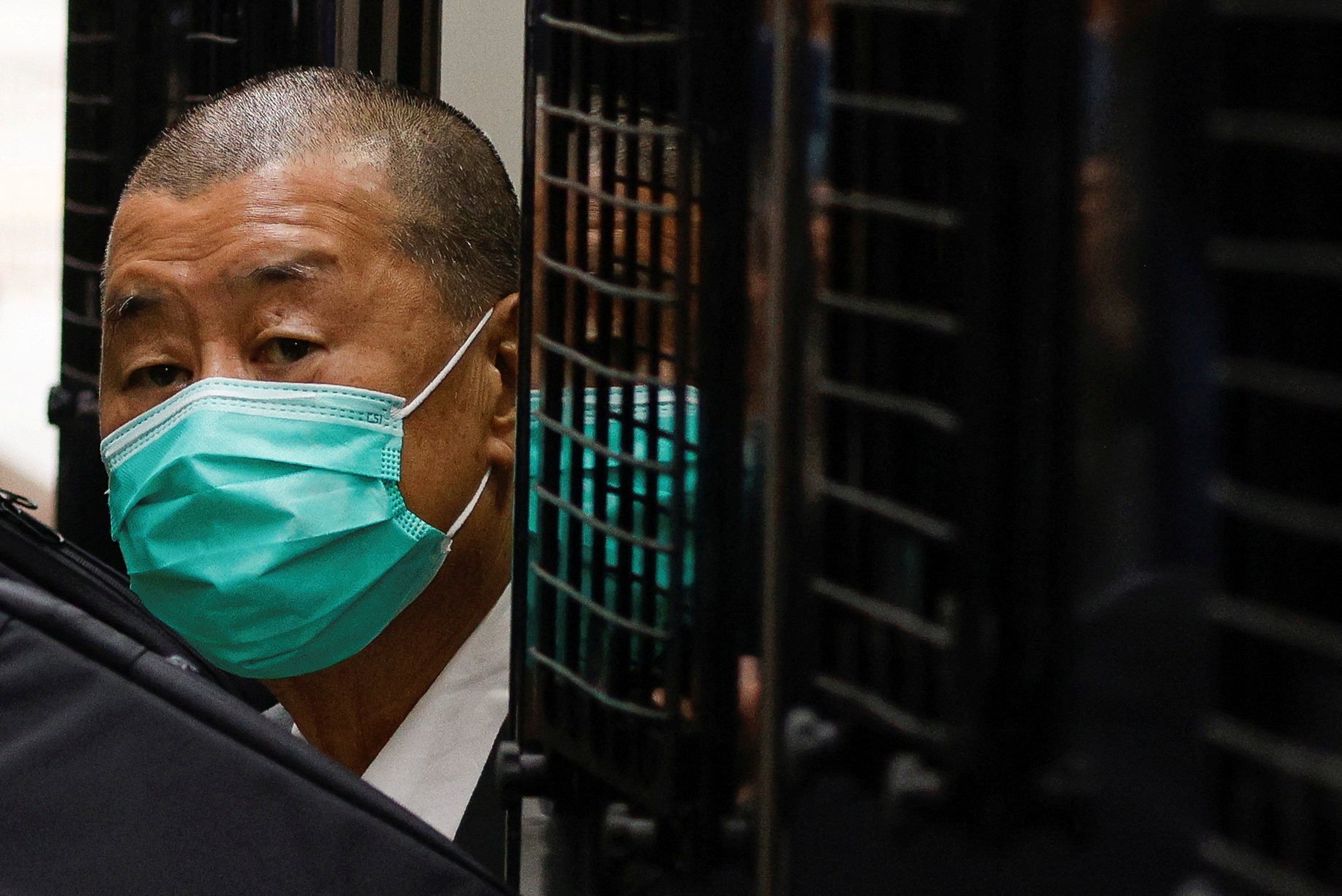 Former media mogul Jimmy Lai arrives at the Court of Final Appeal in Hong Kong in 2021. Photo: Reuters