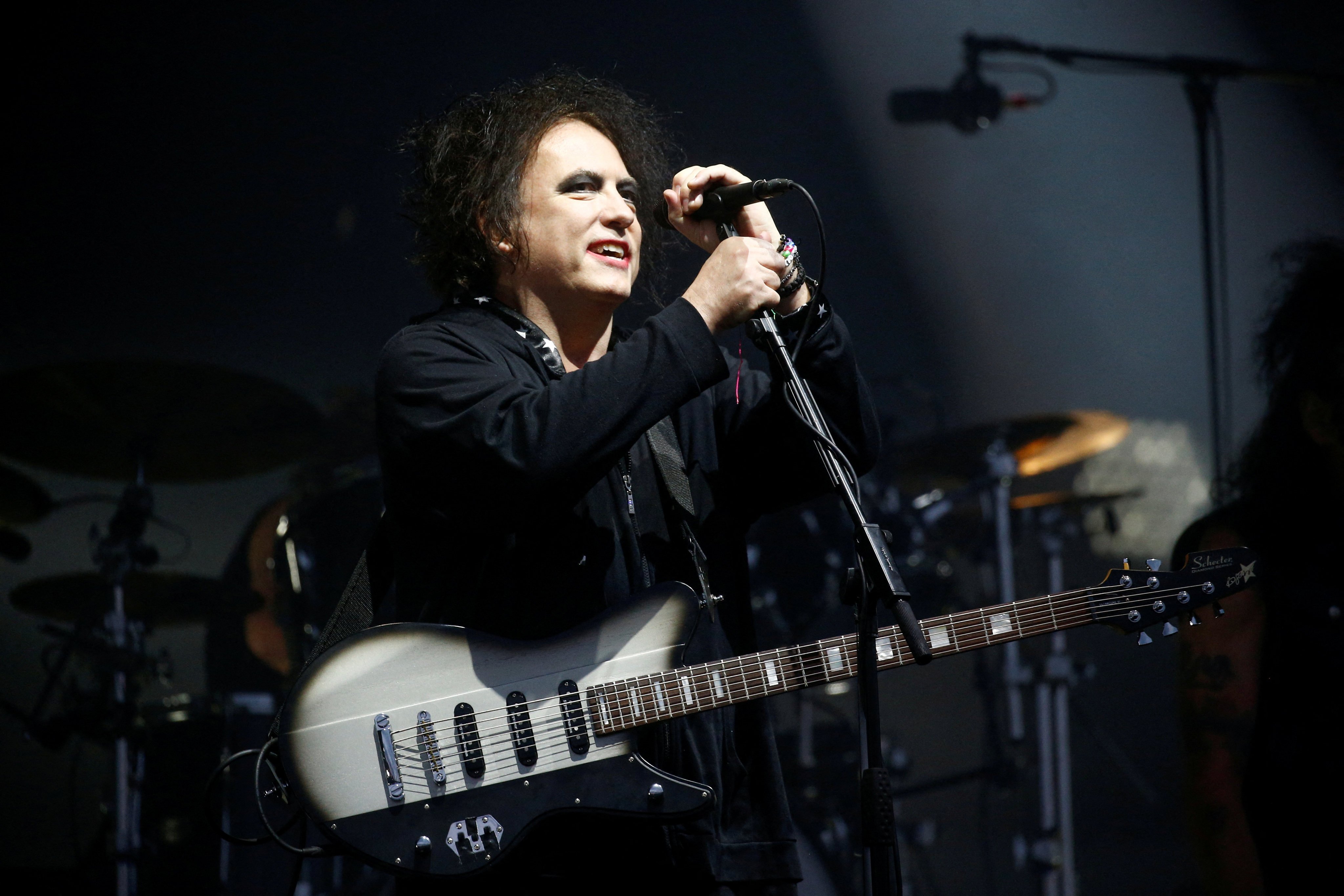 Robert Smith, lead singer of British band The Cure, says it is “enormously uplifting” to be back at No 1 in the UK pop charts with new album Songs Of A Lost World. Photo: Reuters