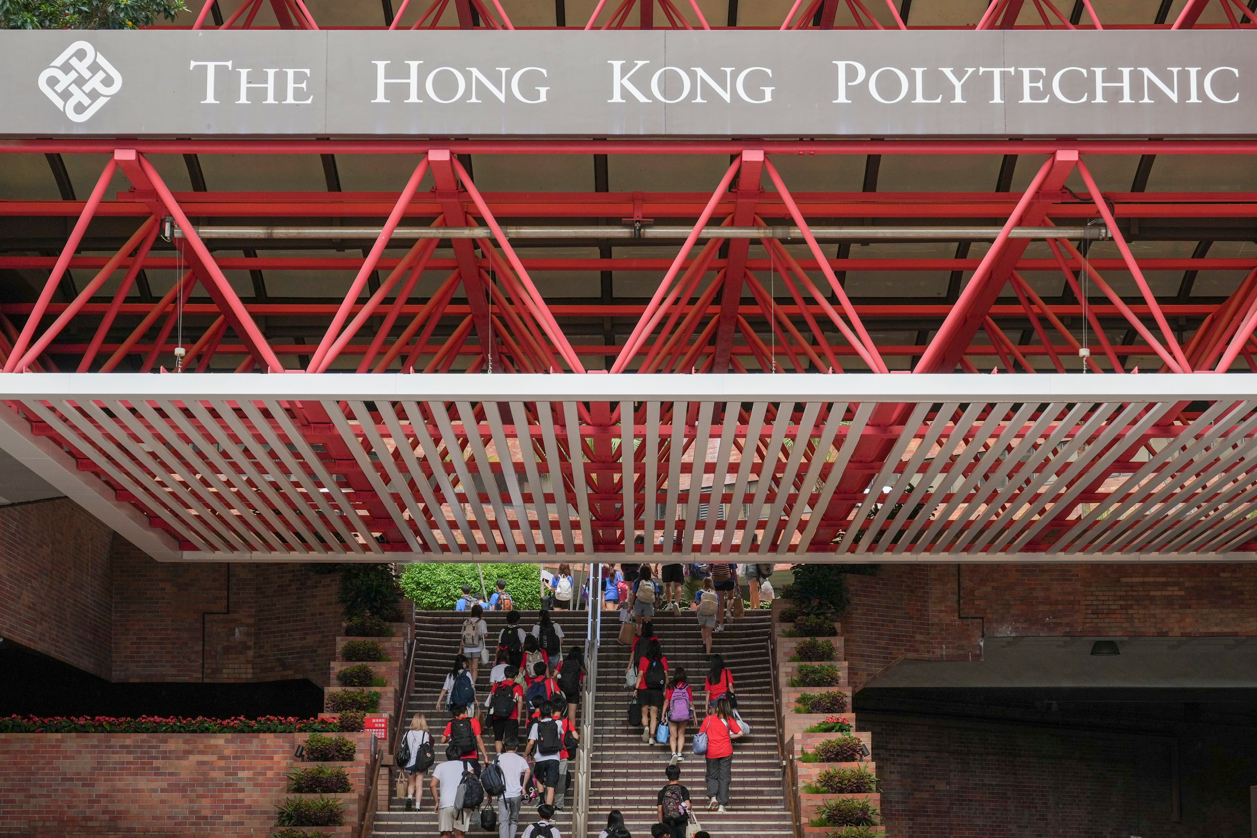 Polytechnic University in Hung Hom. Chief Executive John Lee said last month the government would establish the “Study in Hong Kong” brand to help turn the city into an international tertiary education hub. Photo: May Tse