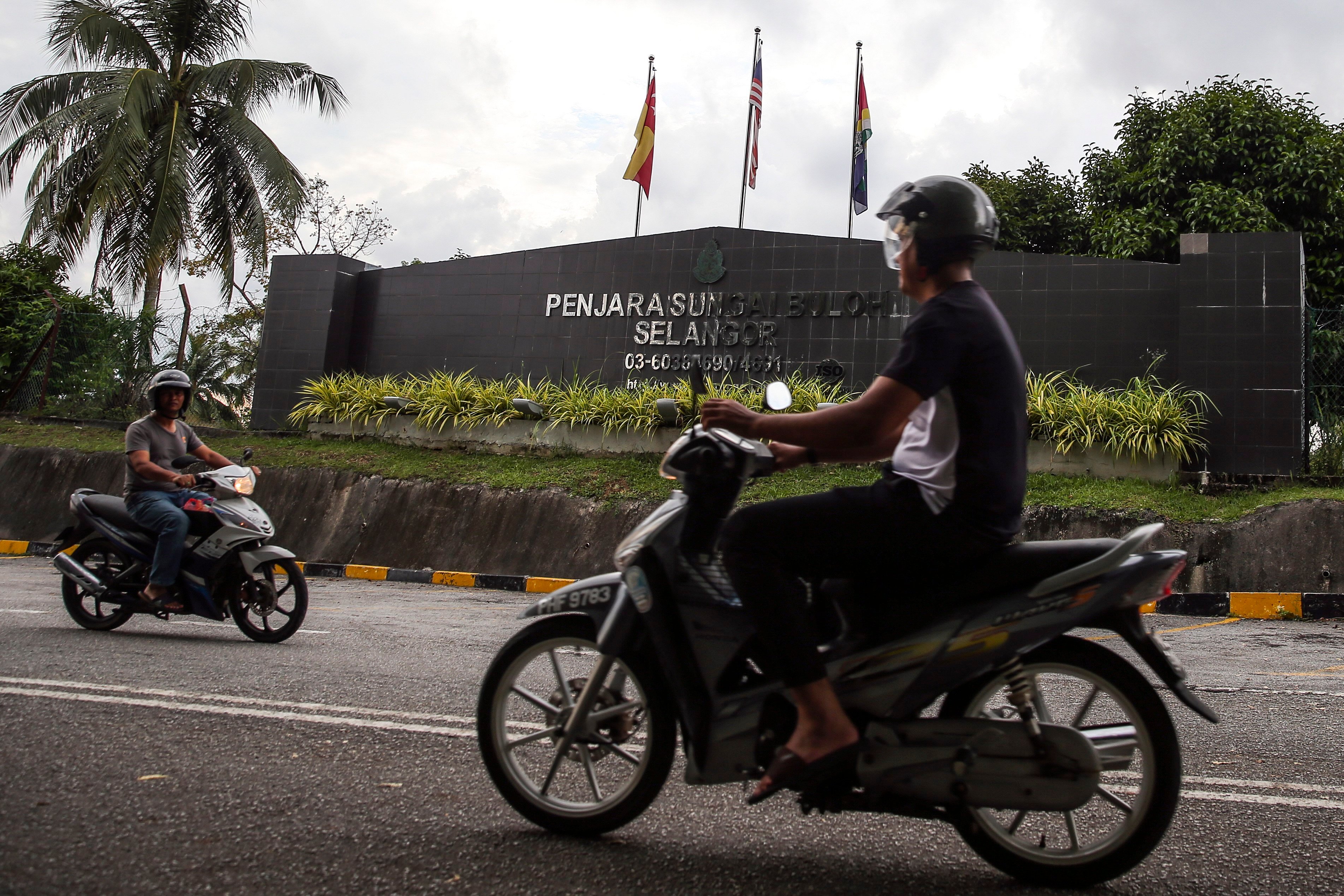 The entrance of Sungai Buloh Prison, in Shah Alam, Malaysia. Photo: EPA-EFE