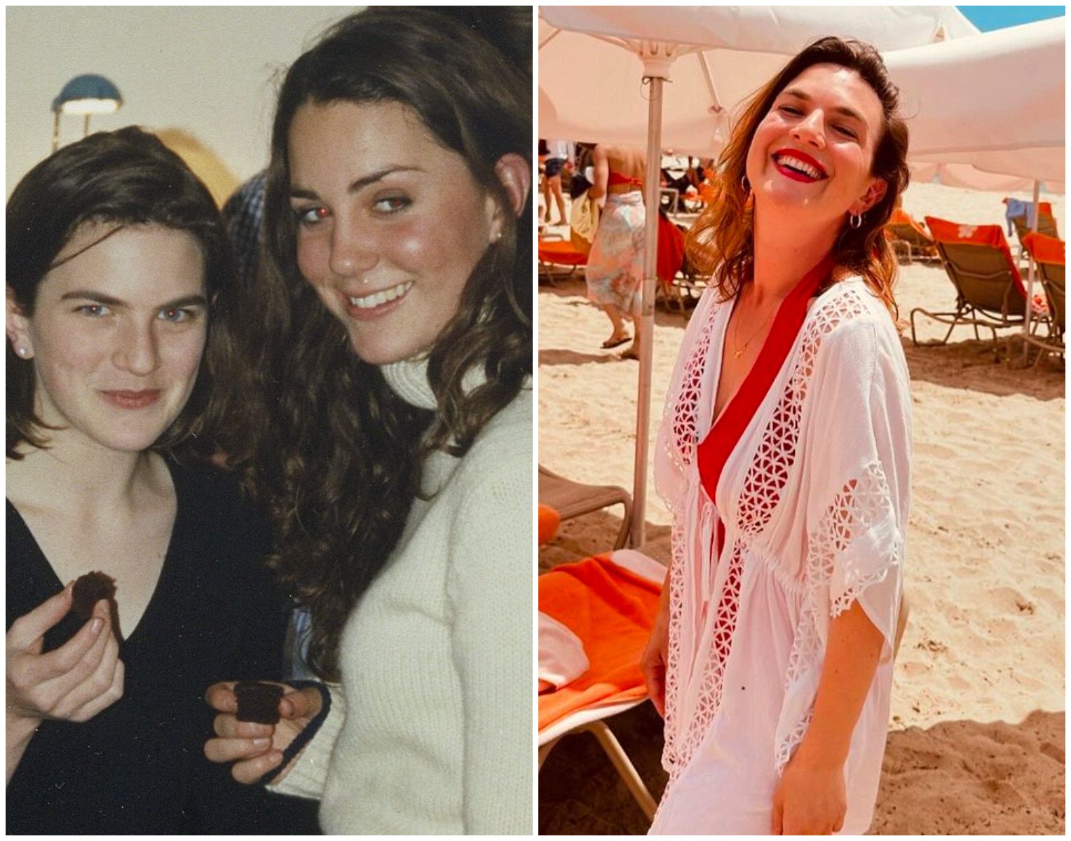 American singer Laura Warshauer was in the same university halls as Kate Middleton. Photos: @laurawarshauer/Instagram