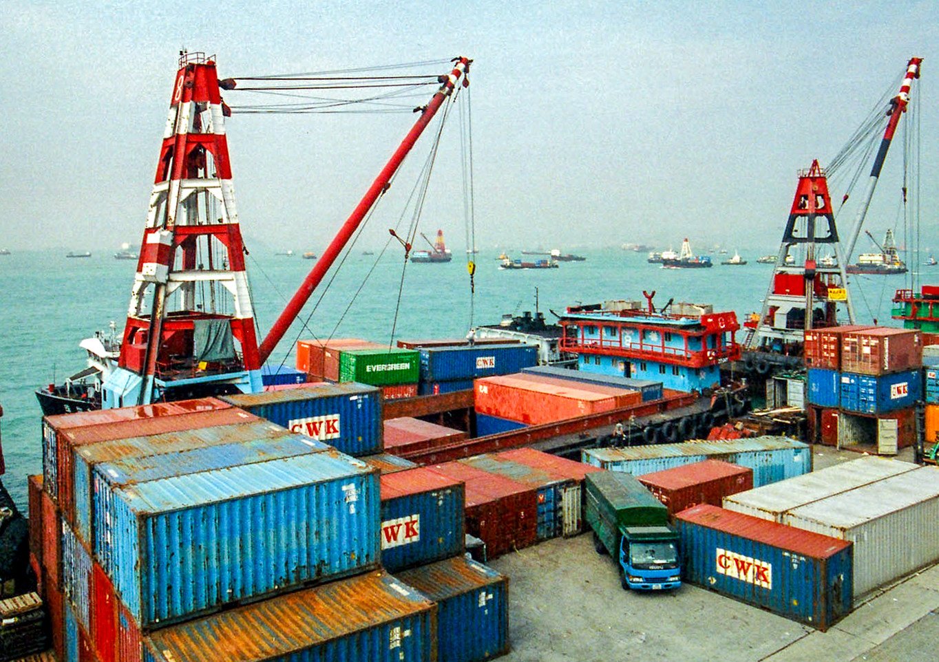 The Stonecutters Island public cargo working area in Cheung Sha Wan. Photo: Handout