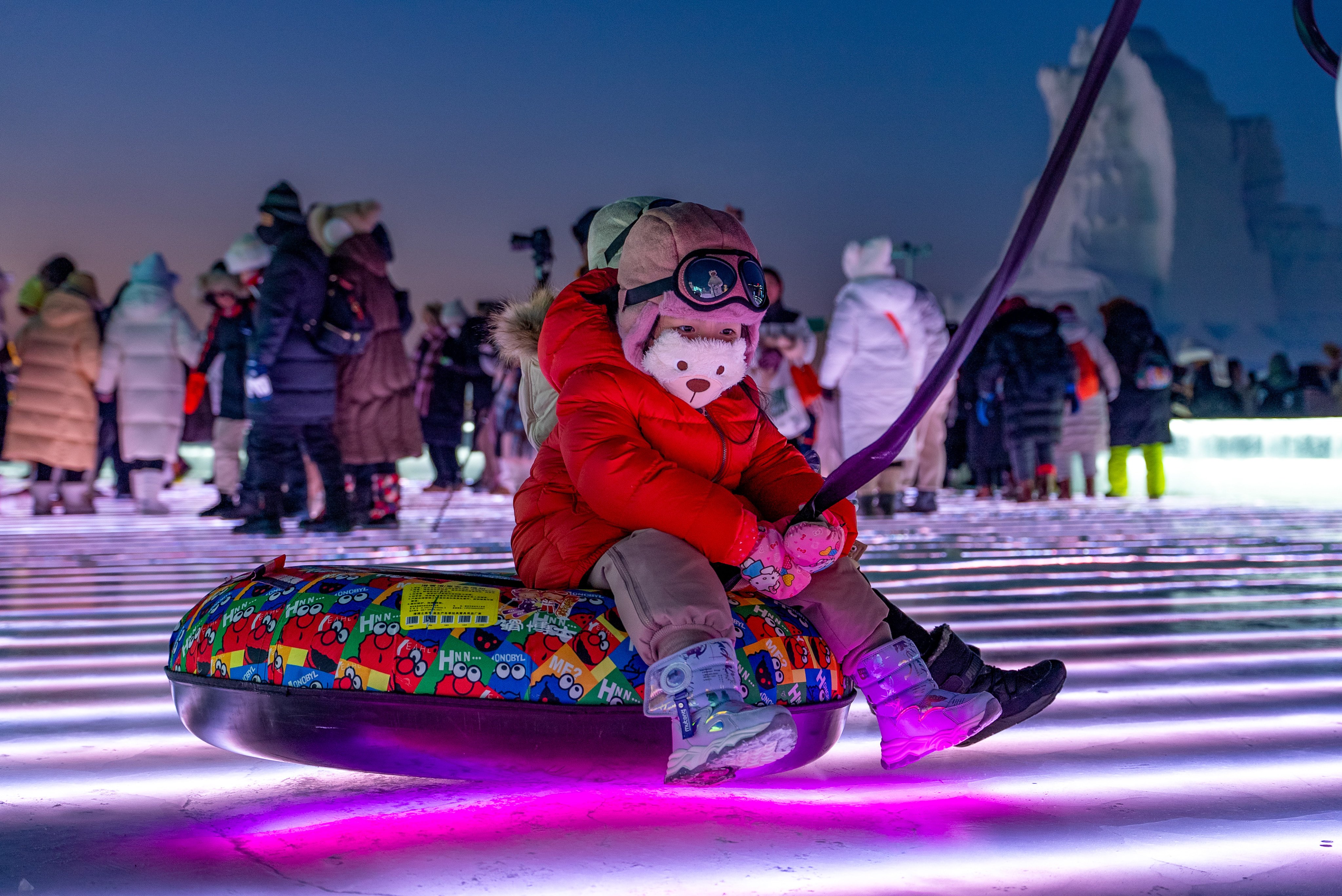 China’s Harbin Ice Festival attracts millions of tourists every year, boosting the local economy. Photo: Xinhua