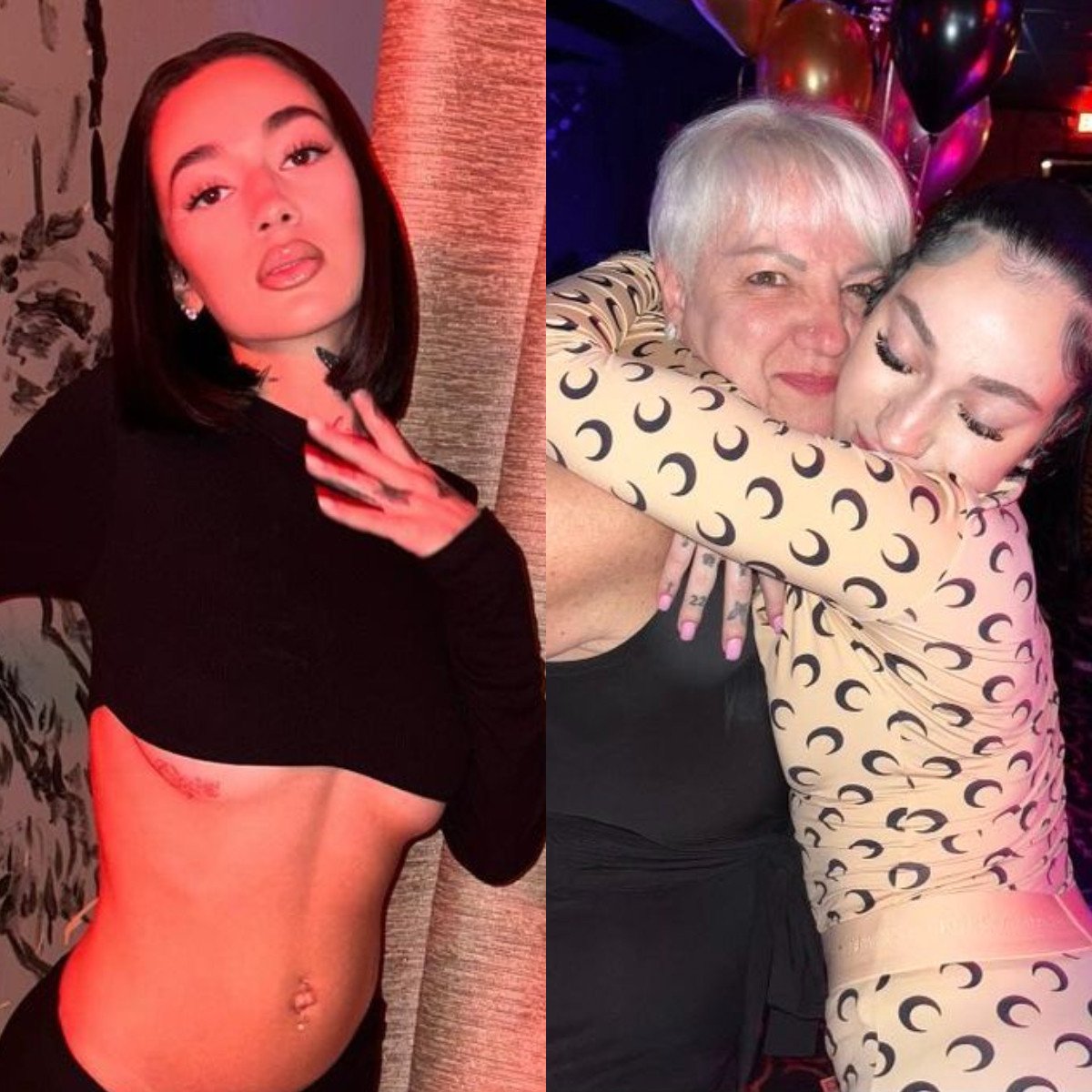 Bhad Bhabie’s mother, Barbara Bregoli, is shutting down haters who say her daughter’s cancer diagnosis is a hoax. Photos: @bhadbhabie, @the_barbara_bregoli/Instagram