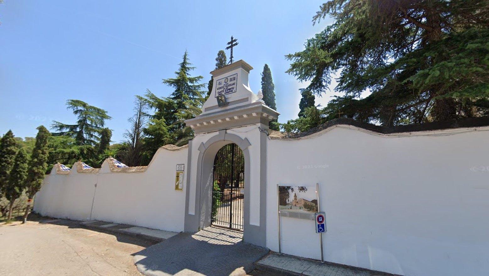 Santo Espiritu del Monte monastery in the hills above Gilet, a village 30km north of Valencia, Spain. Photo: Google Maps

