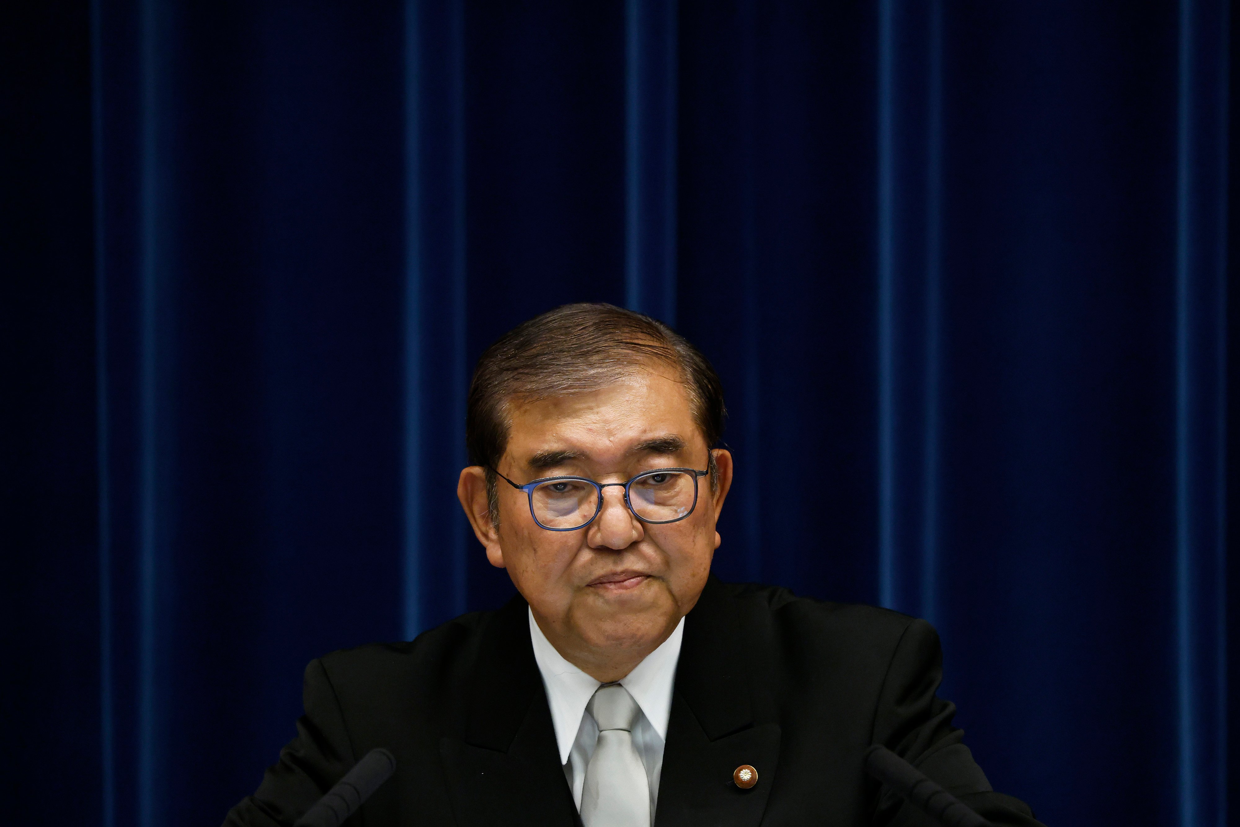 Japanese Prime Minister Shigeru Ishiba. Photo: Pool via Xinhua