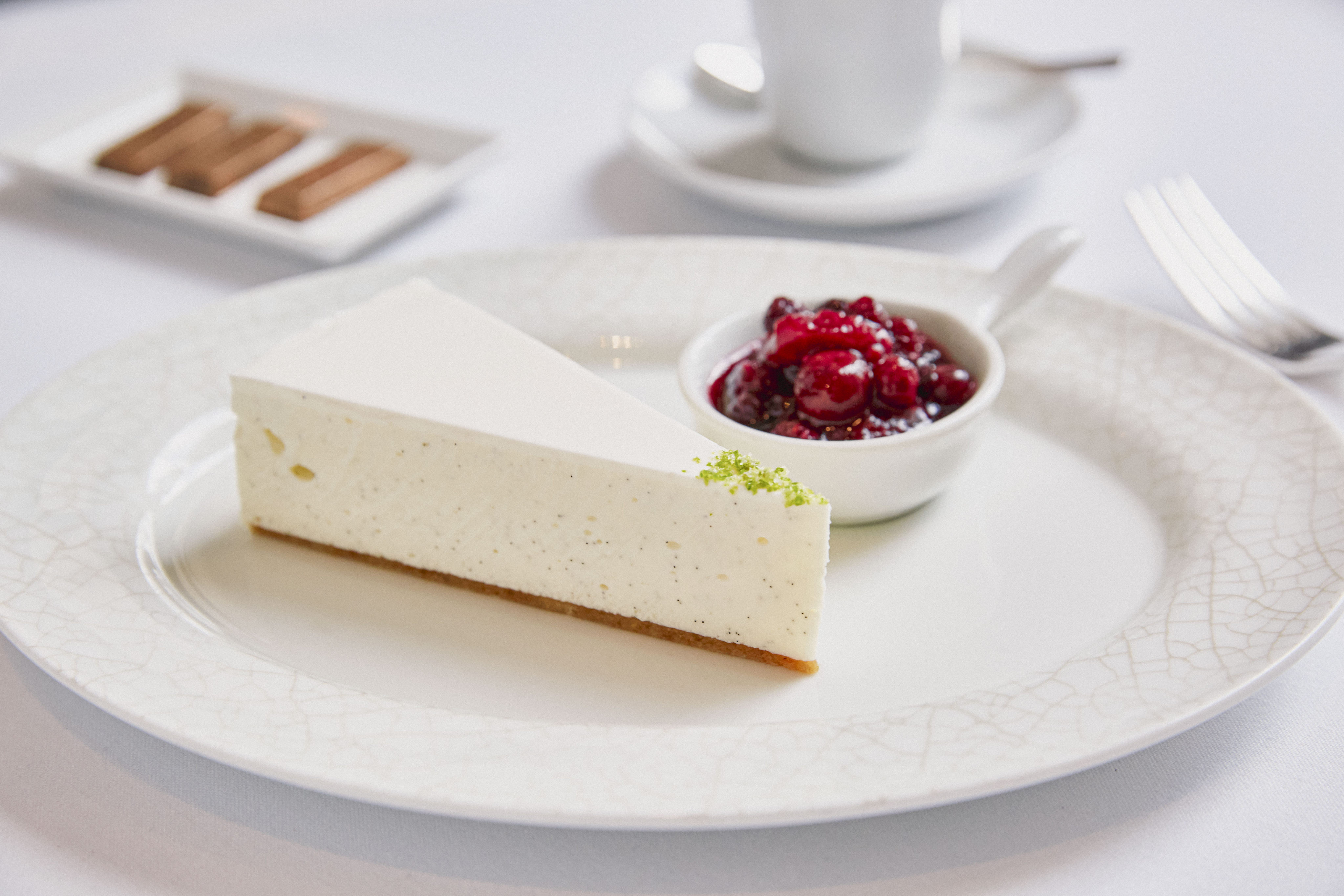 Dish in focus: Is LPM’s gateau au fromage frais the “best cheesecake in town”? Photo: Handout