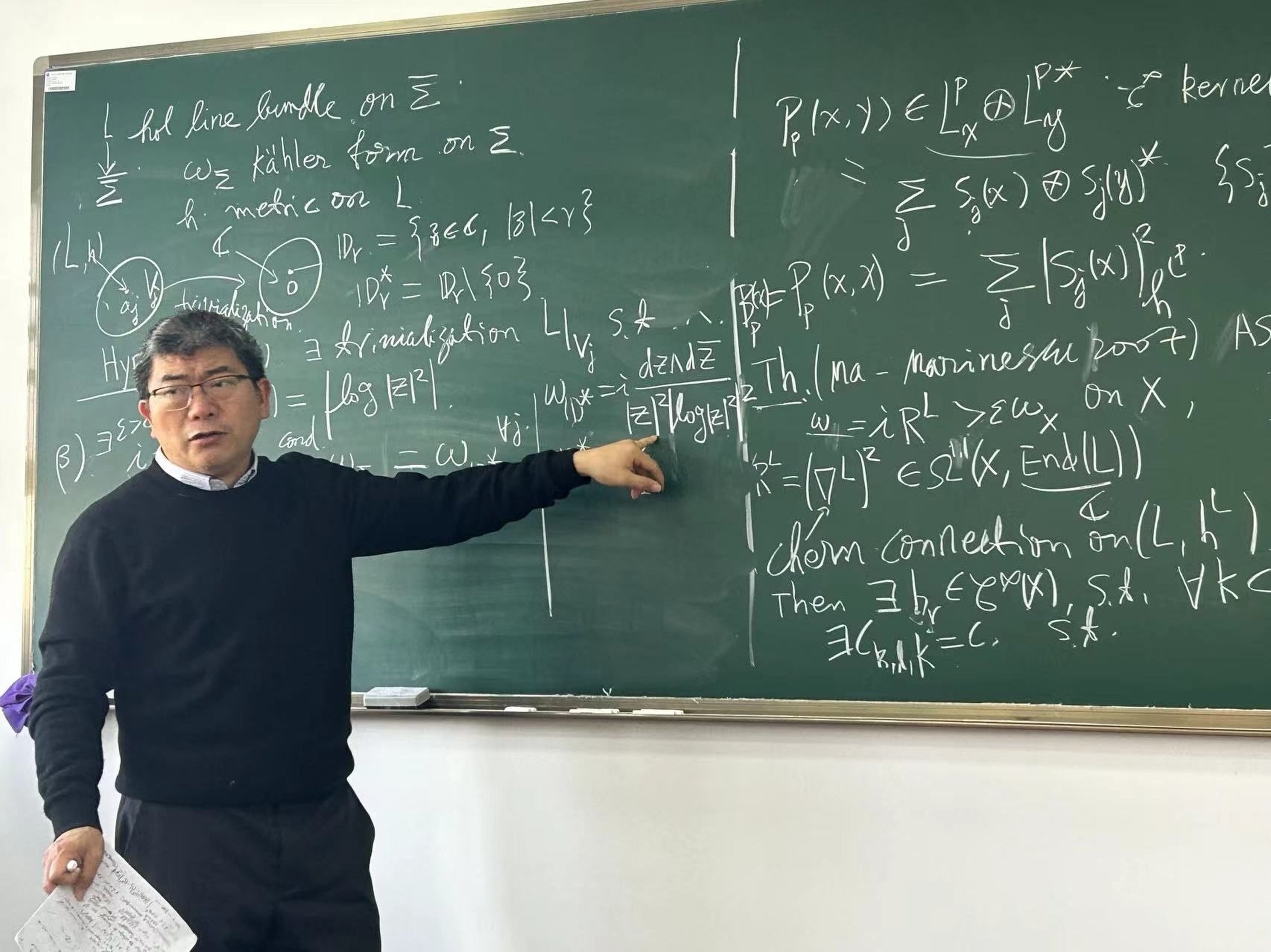 Chinese mathematician Xiaonan Ma is returning to China after decades in Europe to take up a chair professorship at Nankai University in Tianjin. Photo: Wuhan University