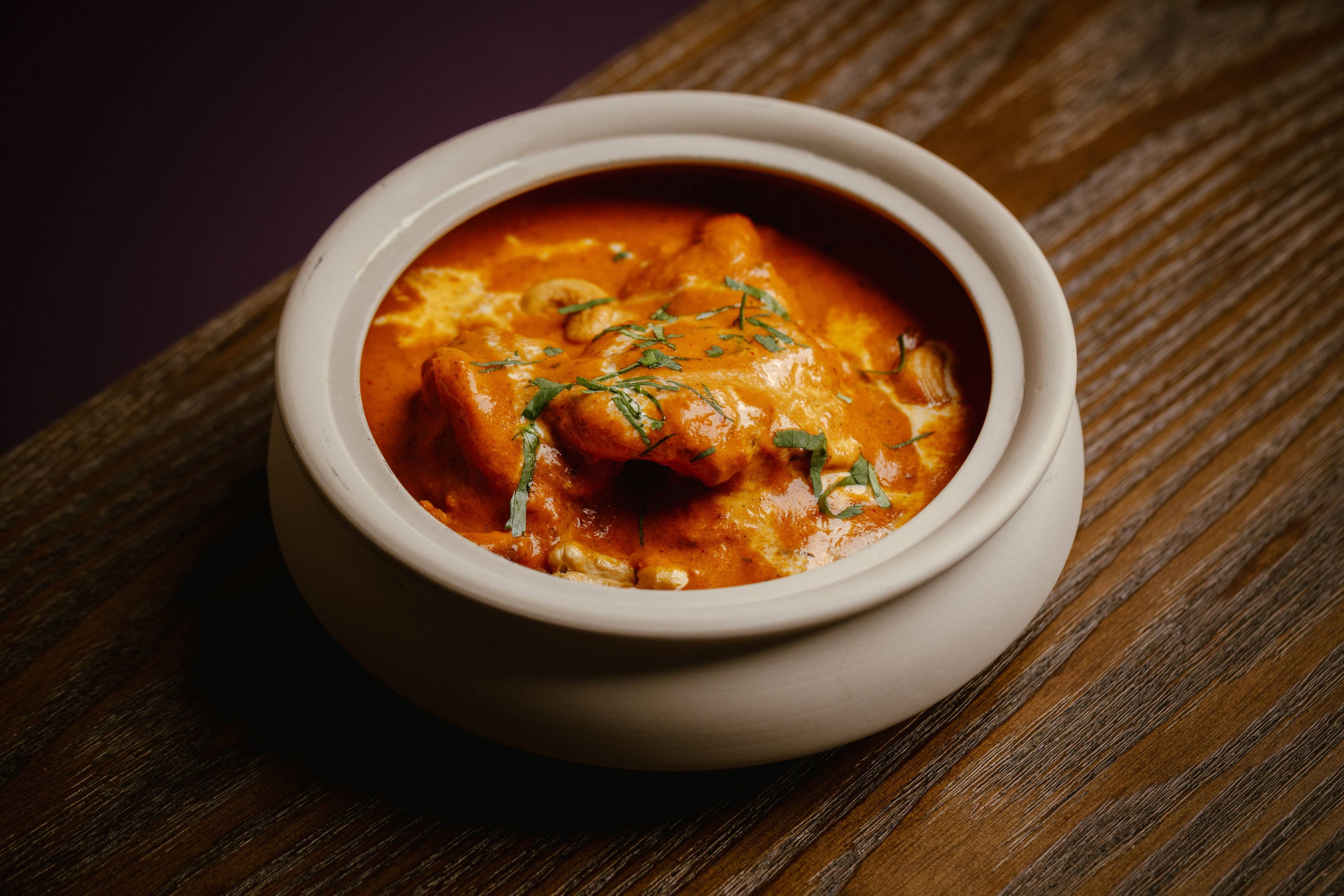 Leela’s smoked butter chicken, an innovative take on an Indian classic. Photo: Nicholas Wong