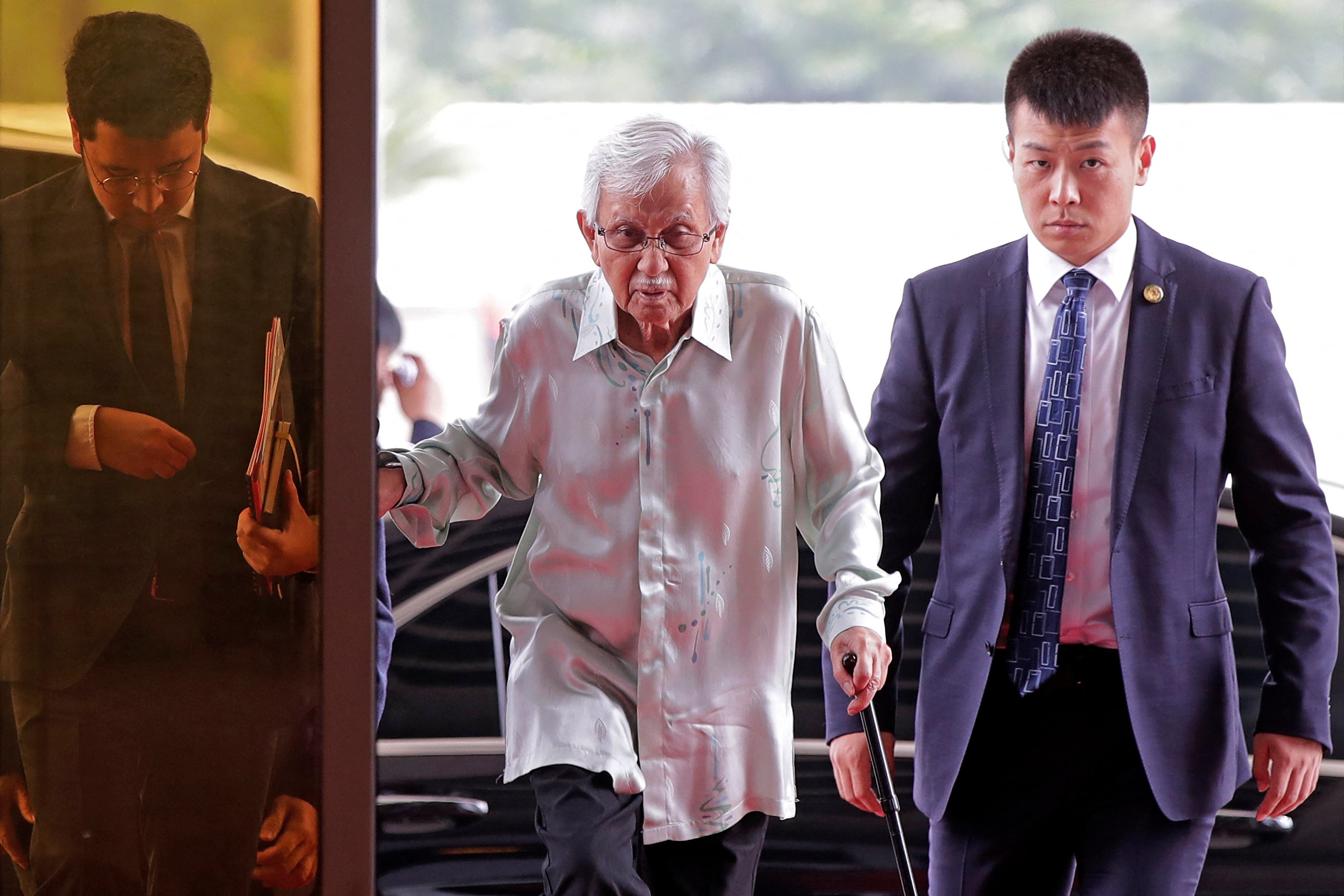 Daim Zainuddin, then a Malaysian government adviser, arrives at China’s Ministry of Foreign Affairs in Beijing in 2018. Photo: AFP