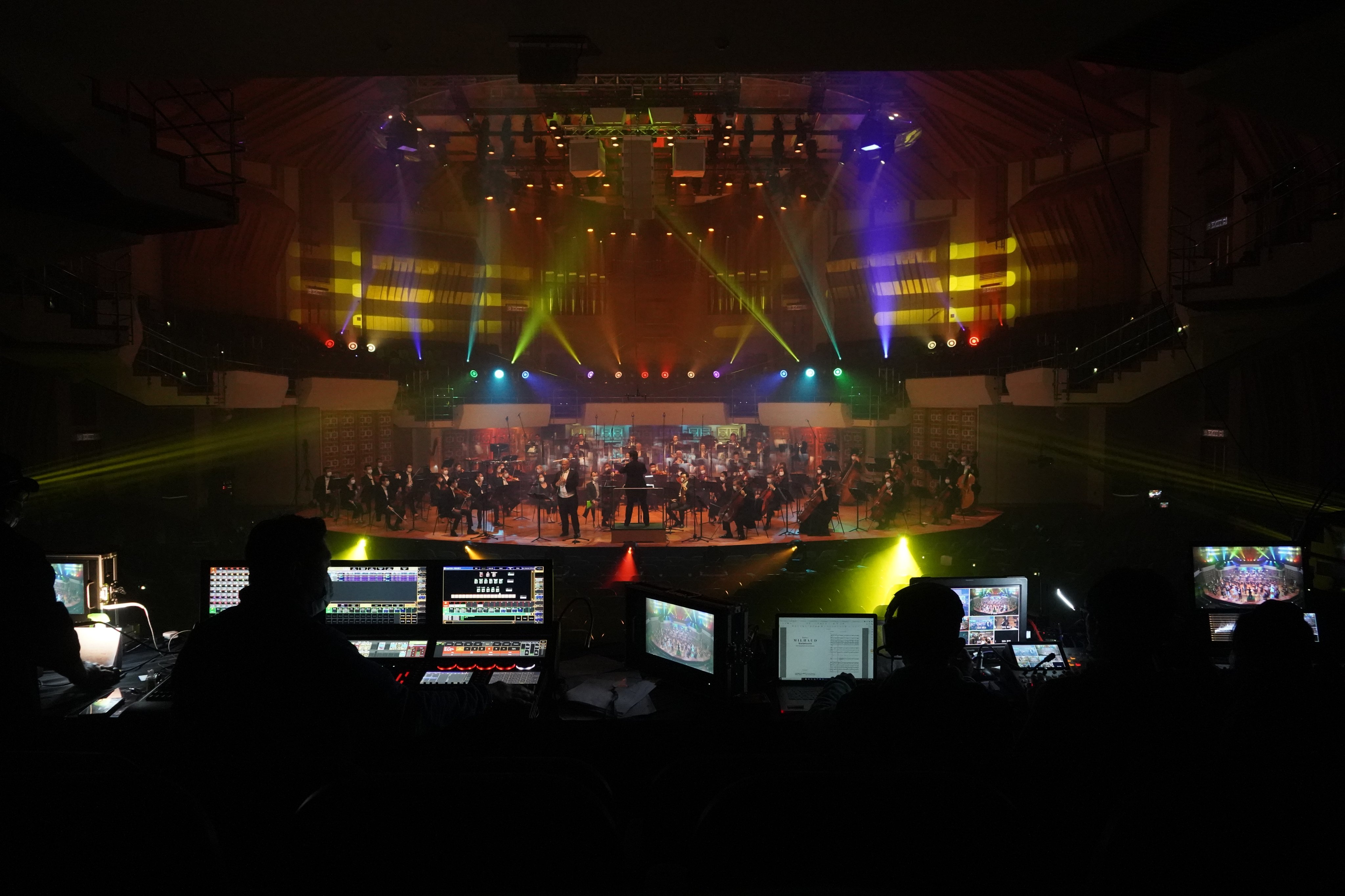 The Hong Kong Philharmonic Orchestra perform during Swire Symphony Under The Stars in 2020. The event returns for another concert this year at the Central Harbourfront. Photo: Hong Kong Philharmonic/Christine Cheuk