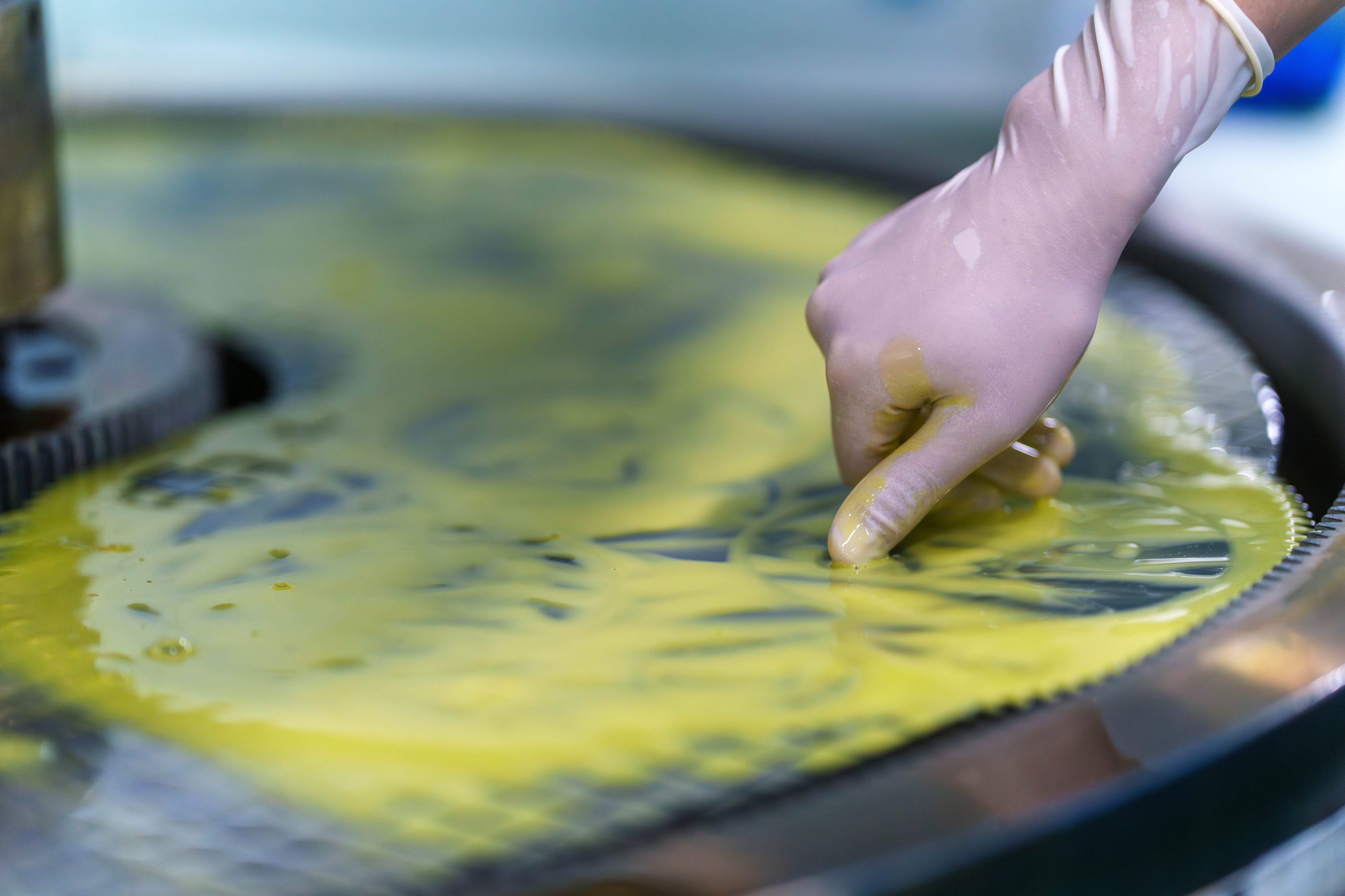 A staff member at the workshop of TankeBlue Semiconductor, a Beijing-based firm that specialises in third generation semiconductors. Photo: Xinhua