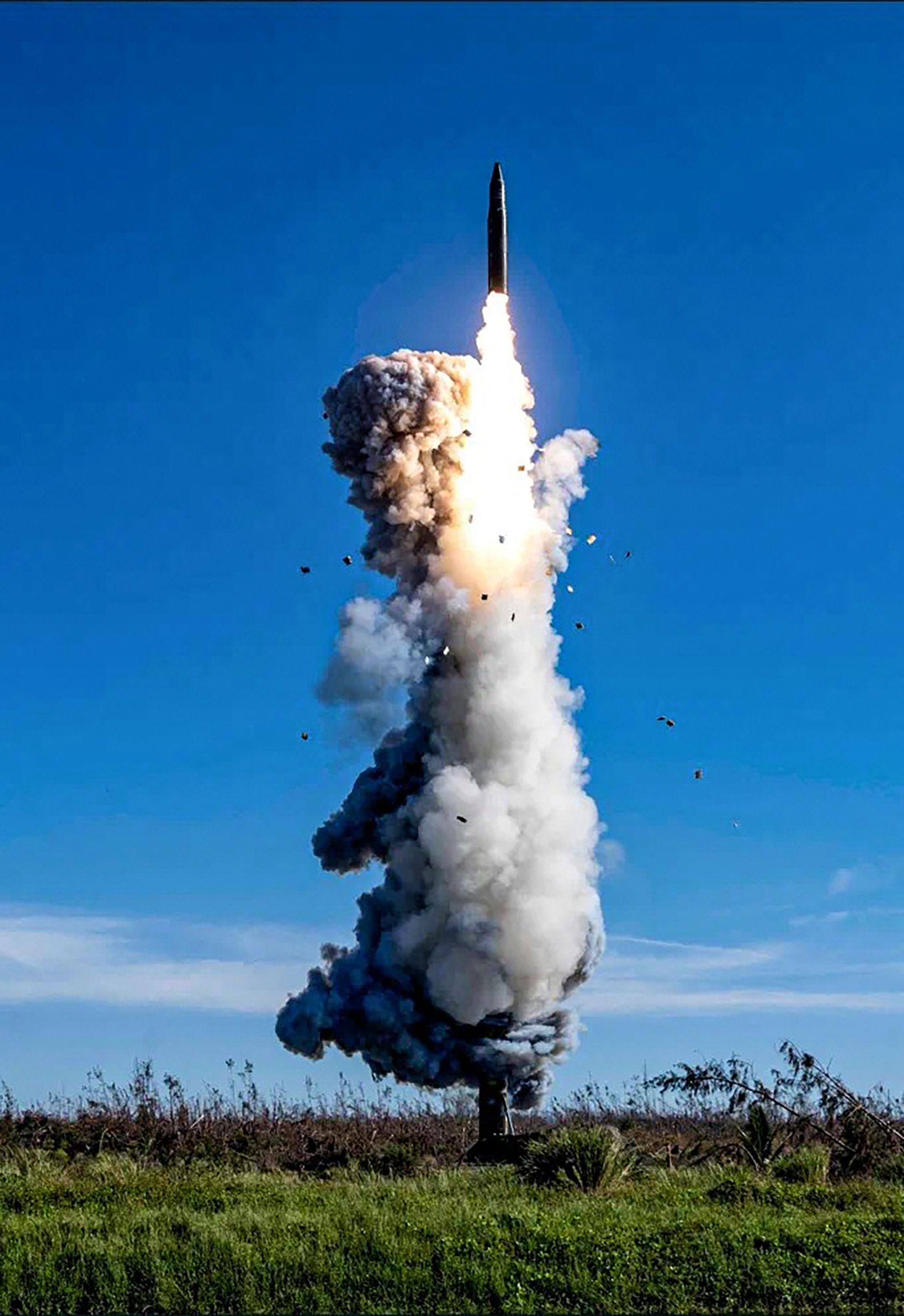 China test-fired an intercontinental ballistic missile in September. Photo: PLA Army News and Communication Centre/AFP