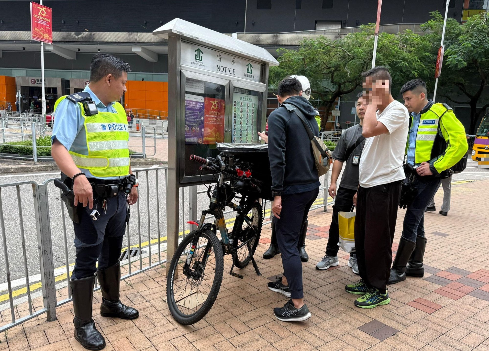 Hong Kong police have arrested five people in a crackdown on the illegal use of e-bicycles and other powered devices Kowloon. Photo: Handout