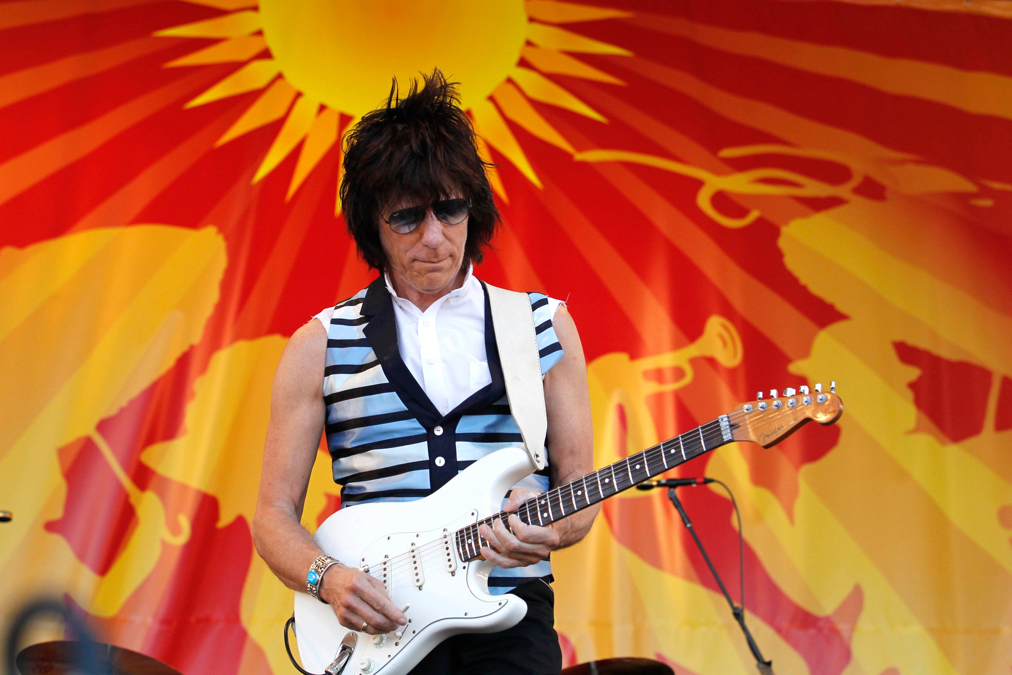 Jeff Beck performing in New Orleans in 2011. Photo: AP