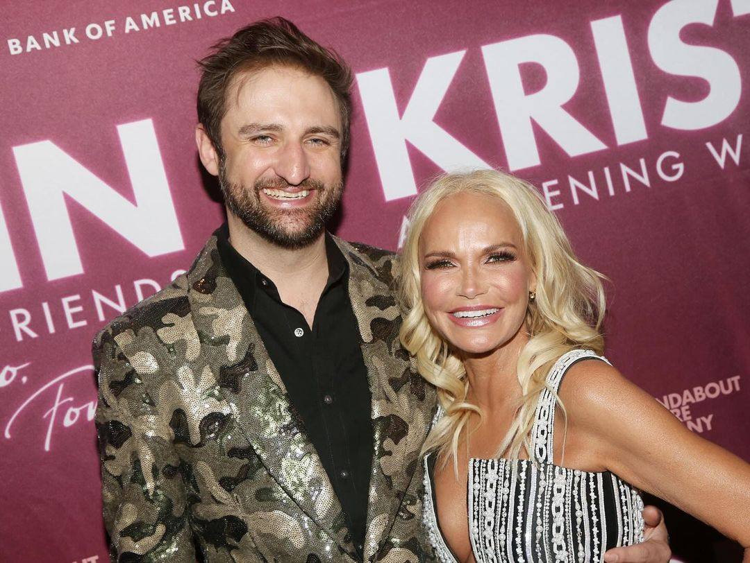 Kristin Chenoweth and her husband, musician Josh Bryant, at an event in New York in April. Photo: @kchenoweth/Instagram