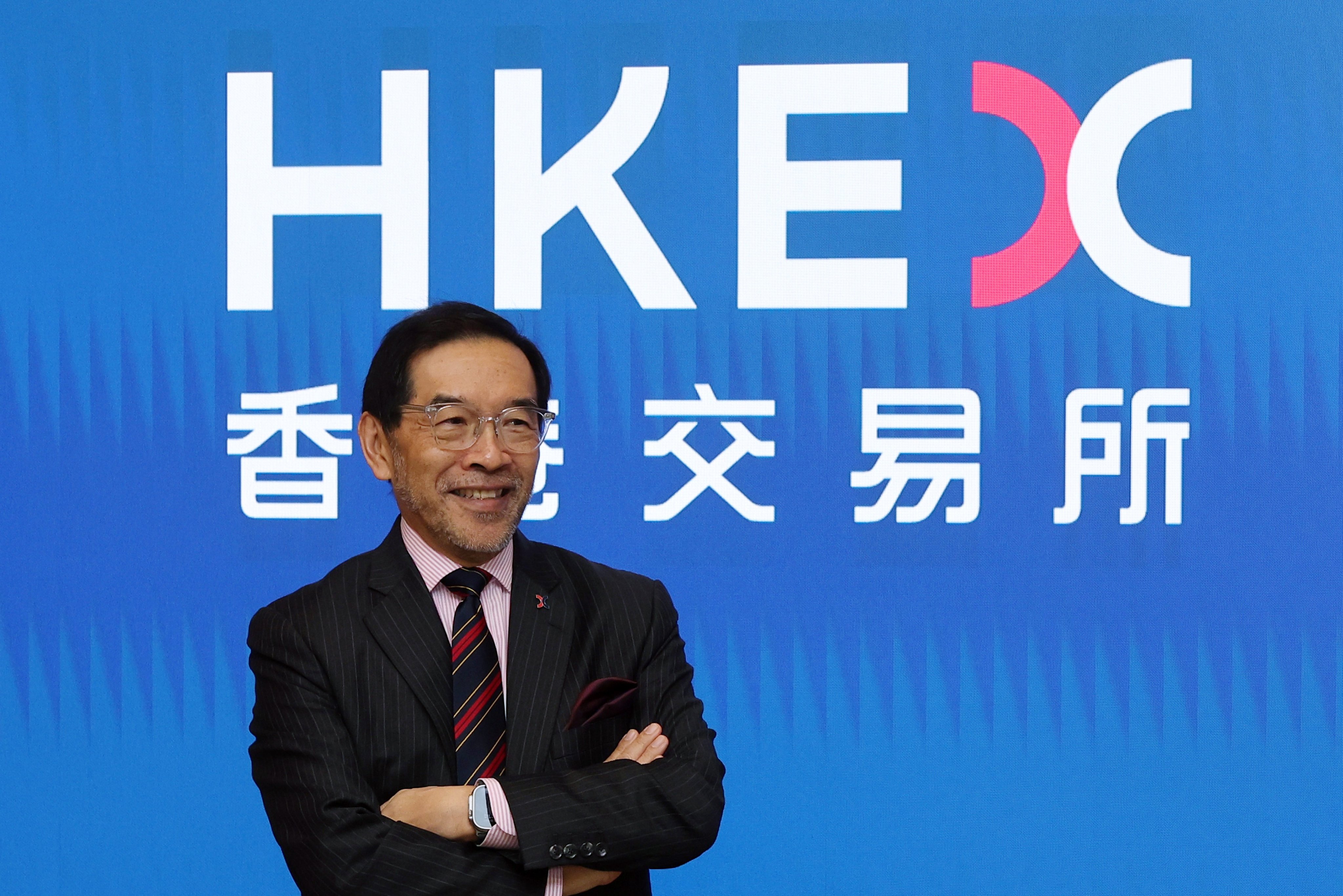 Carlson Tong Ka-shing, chairman of Hong Kong Exchanges and Clearing. Photo: Edmond So 