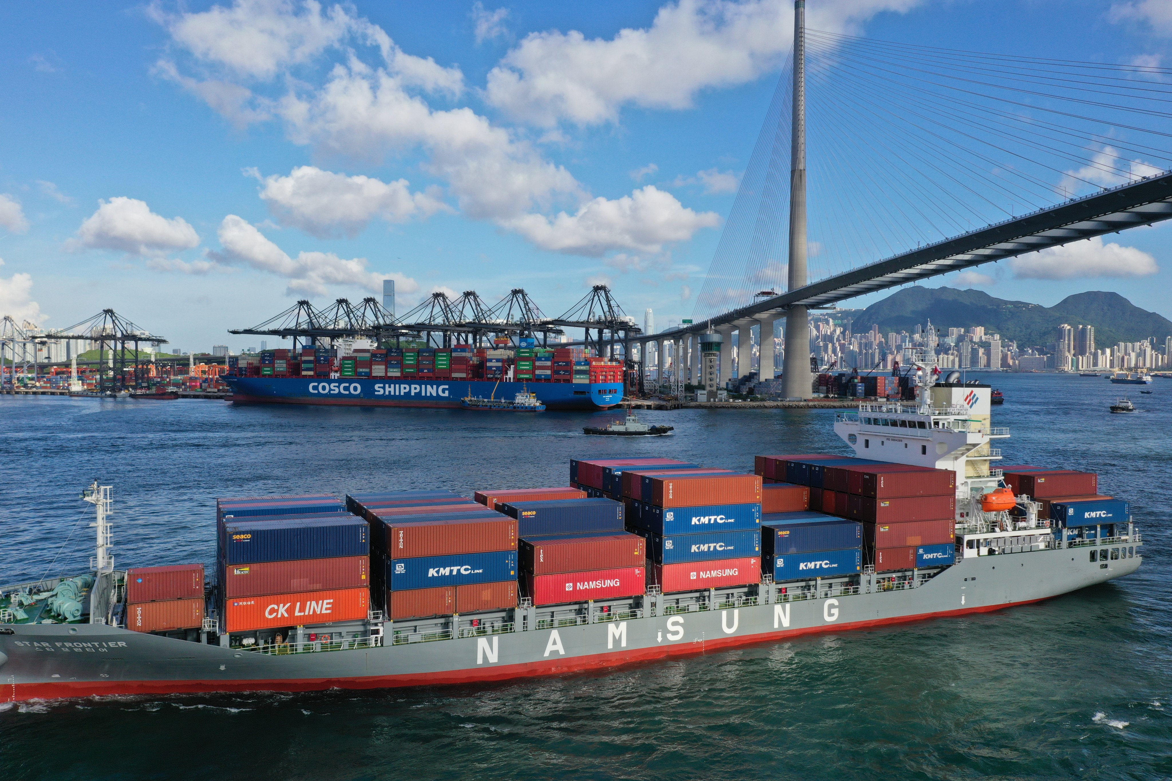 About 5,000 ocean-going vessels visit Hong Kong every year. Photo: Winson Wong