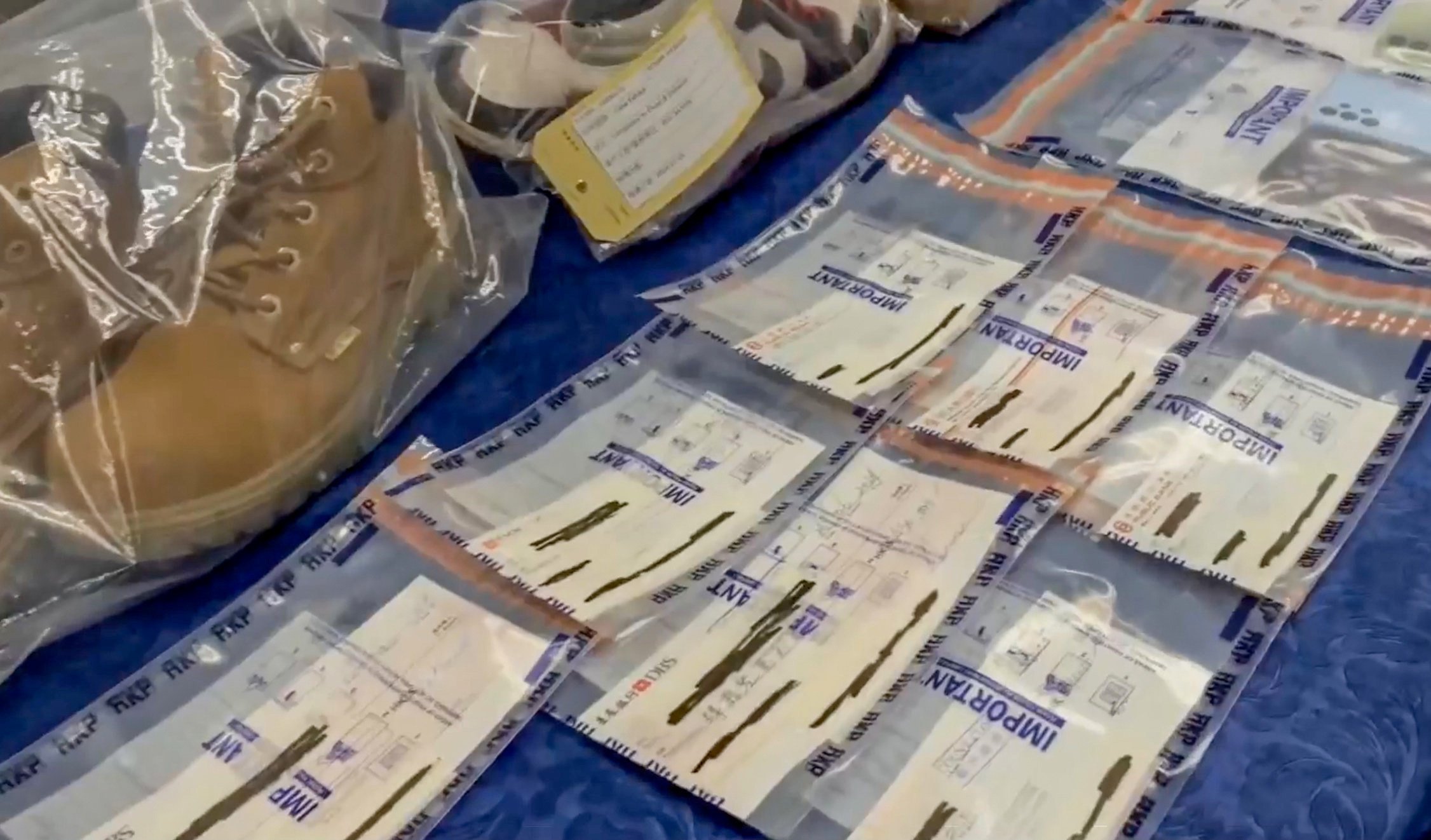 Evidence seized during the operation earlier this week. Photo: Hong Kong Police