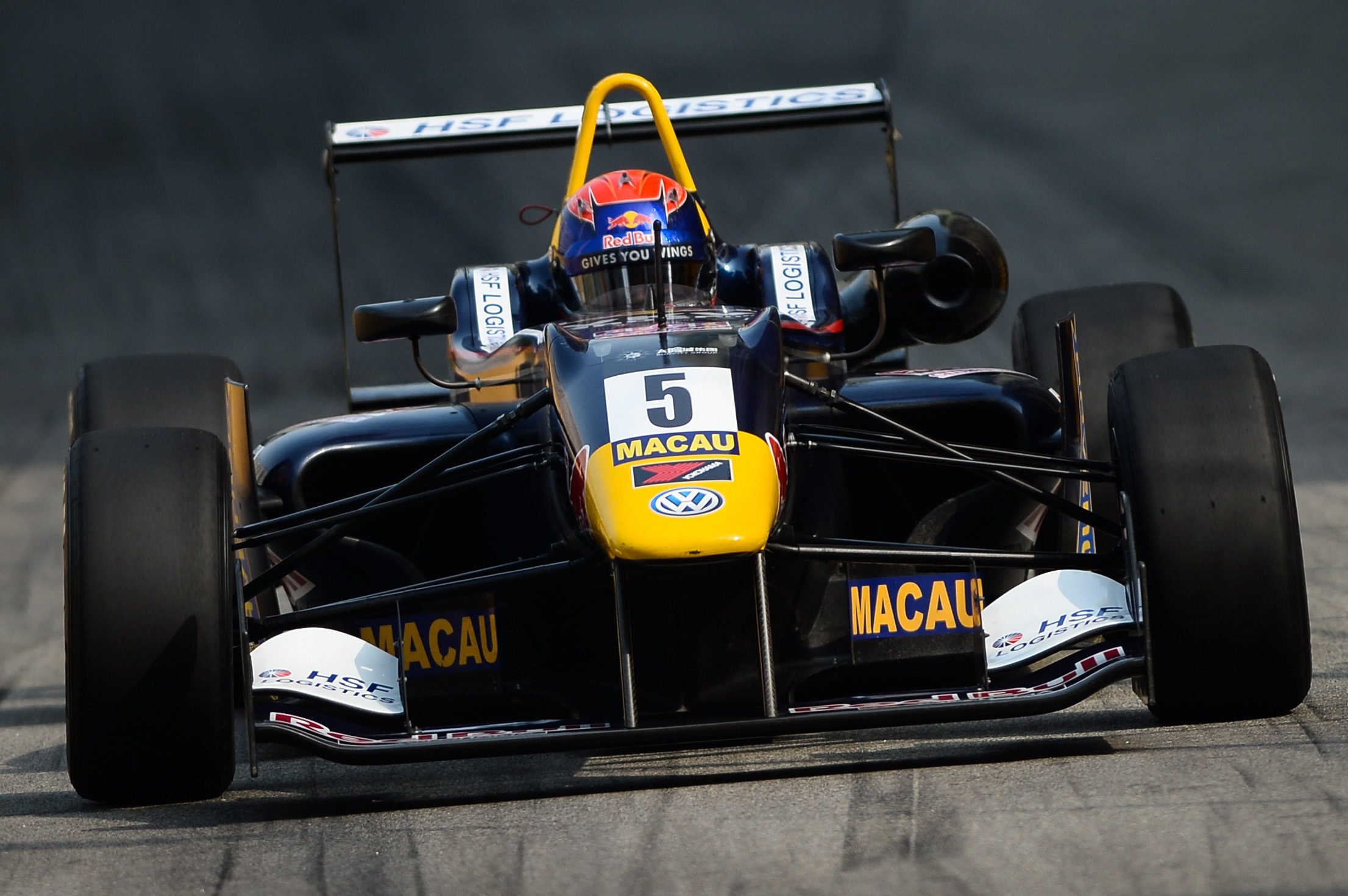 A young Max Verstappen in action at the 2014 Macau Grand Prix. Photo: Xinhua