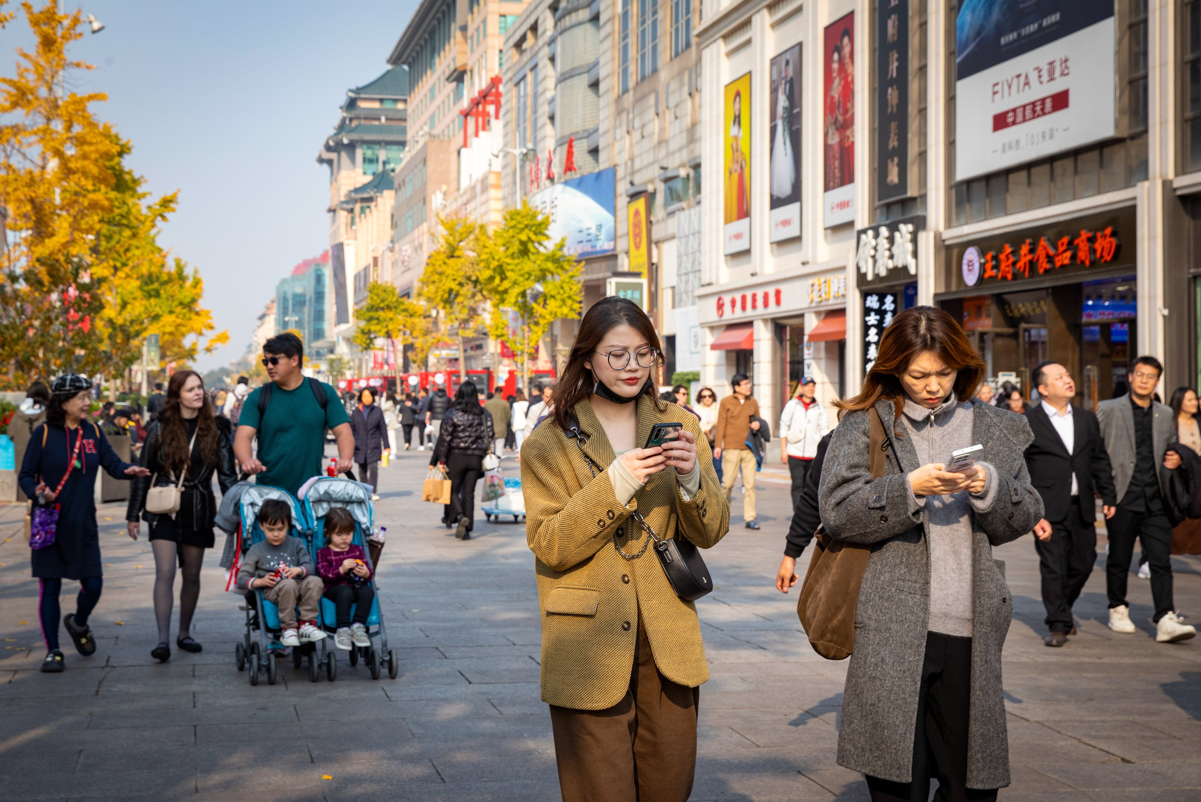 Services may be key to China’s future economic growth.  Photo: EPA-EFE