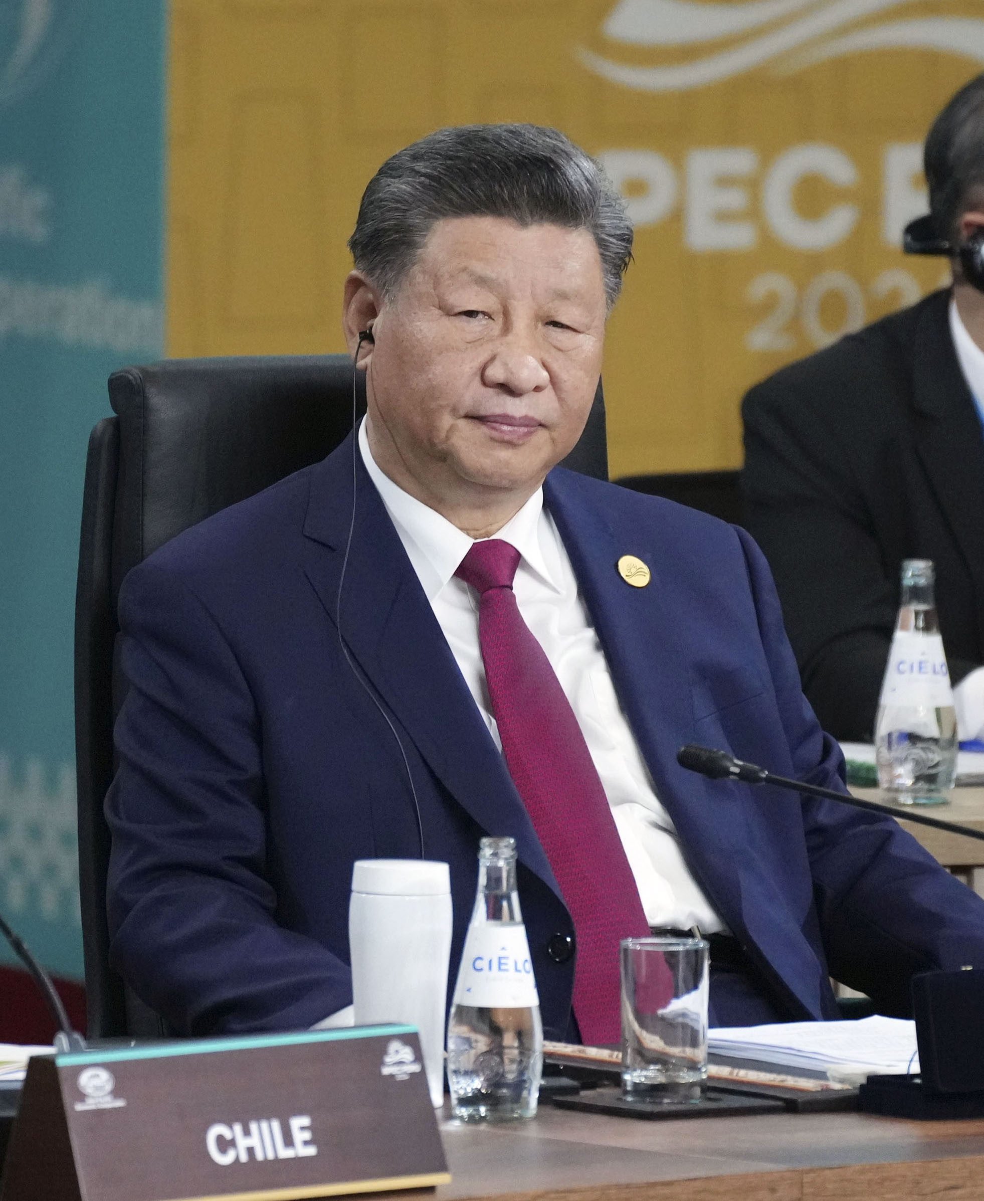 Chinese President Xi Jinping is seen at the Apec Economic Cooperation forum summit in Lima on Saturday. Photo: Kyodo