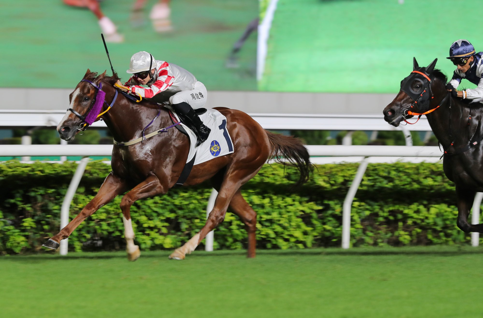 James Tak salutes at Sha Tin in June. Photo: Kenneth Chan