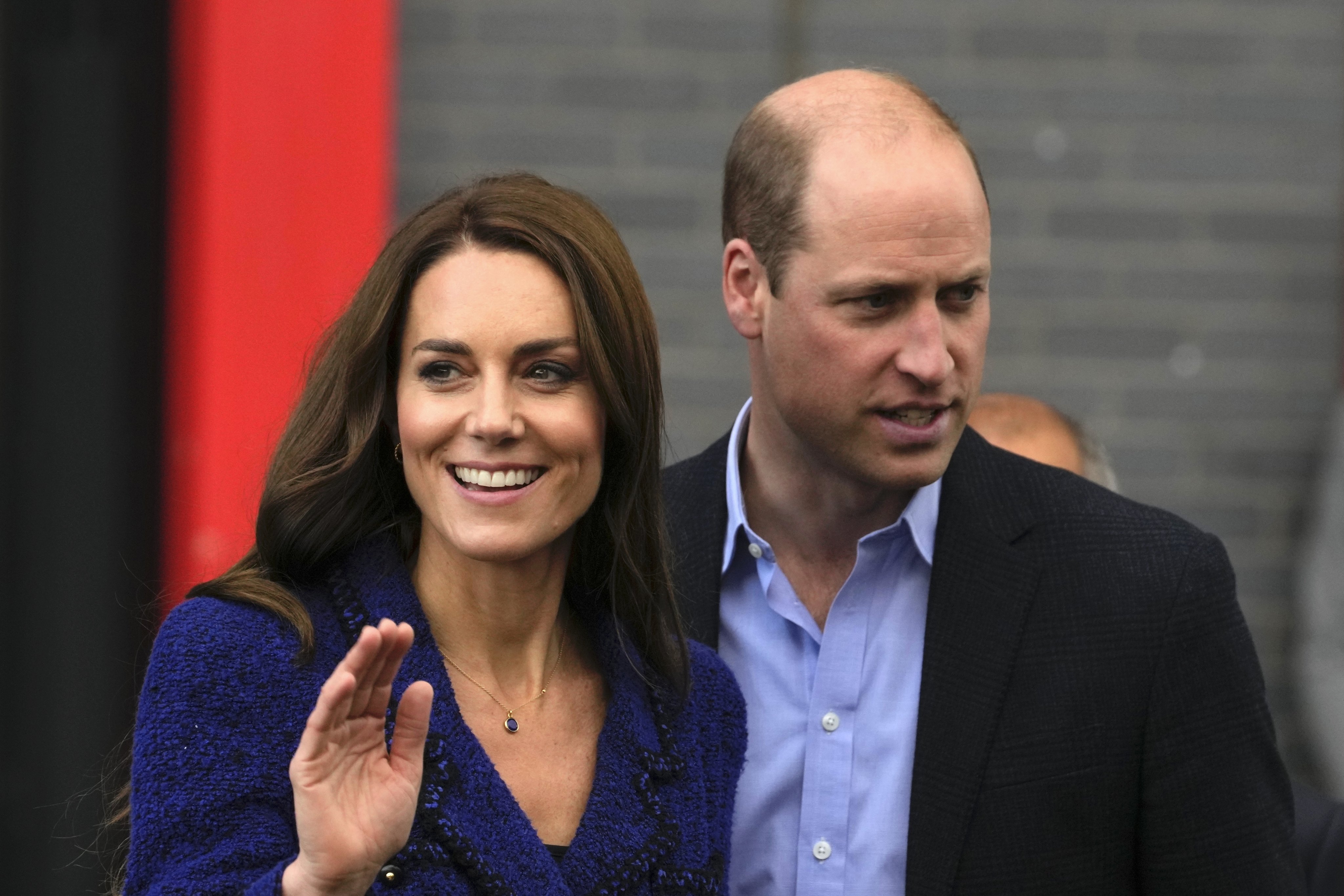 Britain’s Kate, Princess of Wales, and Prince William, Prince of Wales. Photo: AP