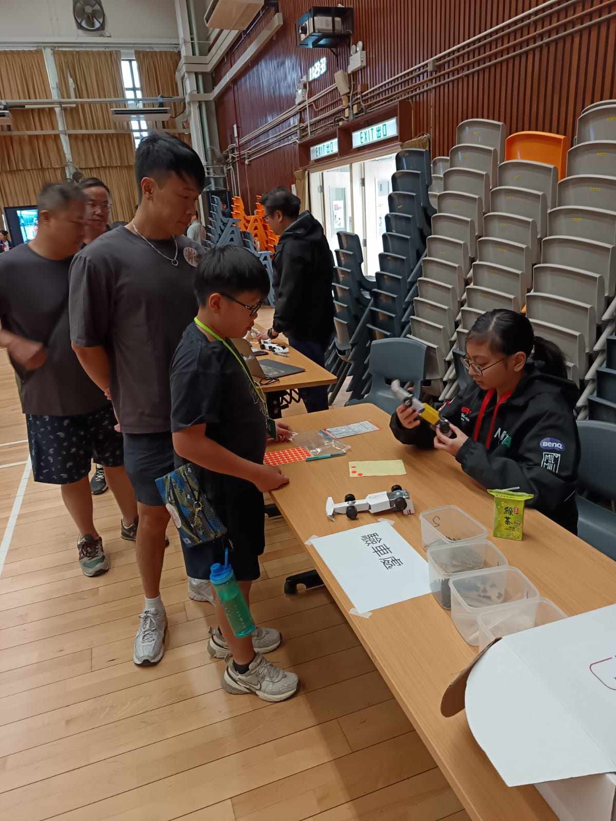 One student writes about the fun they had at their school’s open day. Photo: Handout