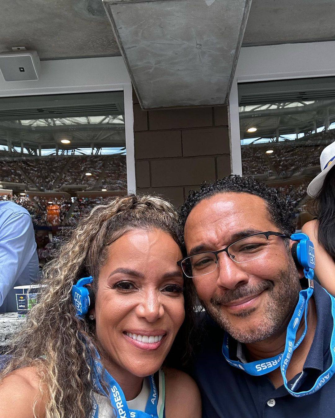 The View host Sunny Hostin with her husband, Dr Emmanuel Hostin. Photo: @sunny/Instagram