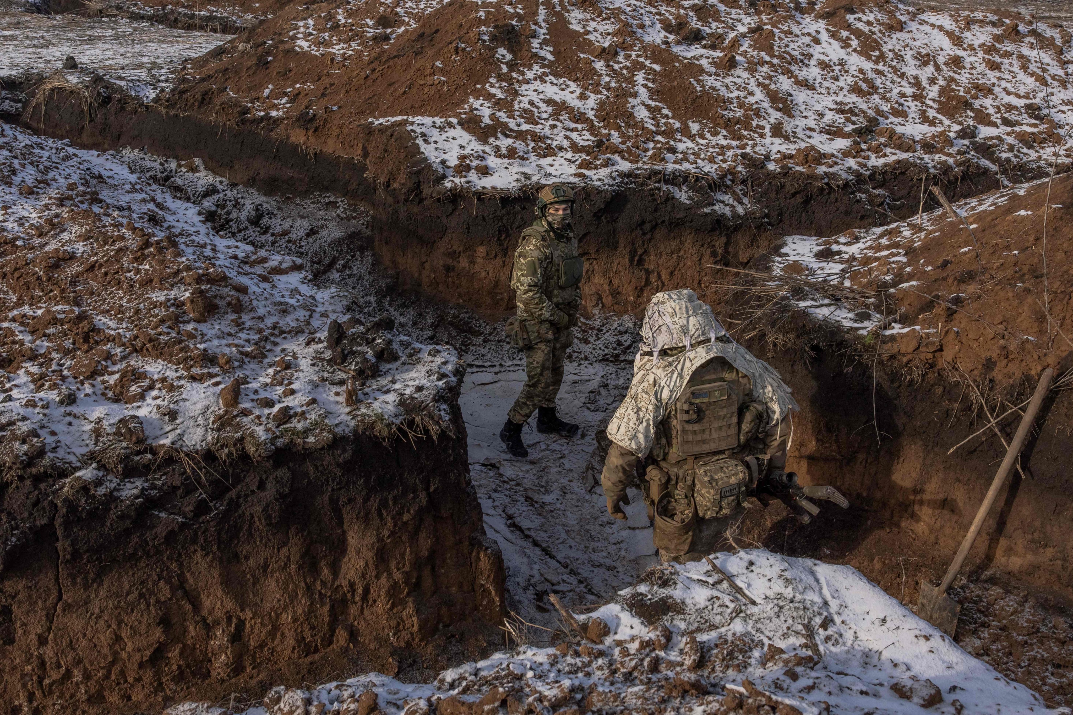 Traces of CS riot gas had been found in shell and soil samples from trenches. File photo: AFP