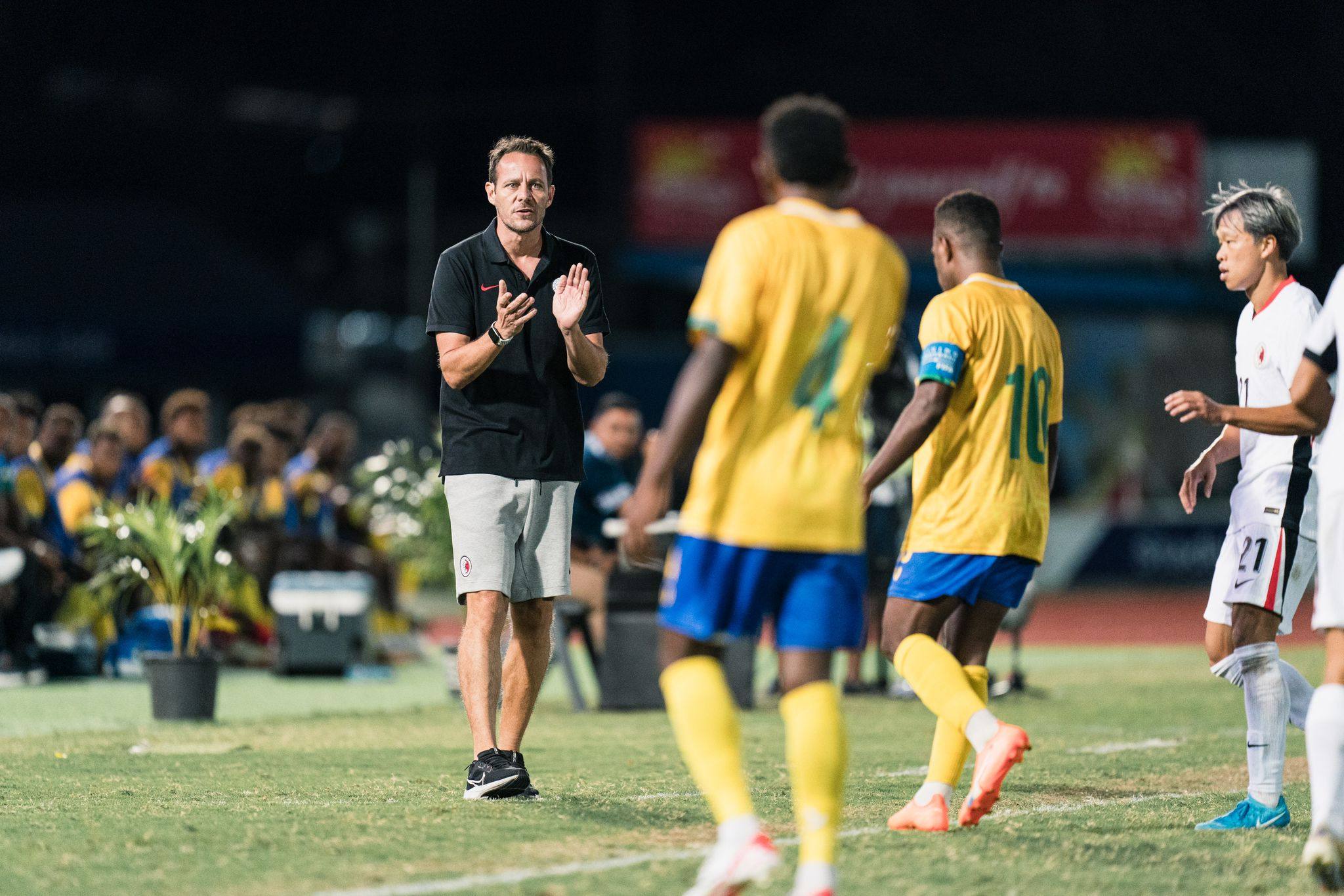 Wolfgang Luisser (left) is leaving Hong Kong after more than two-and-a-half years in the representative team set-up. Photo: HKFA