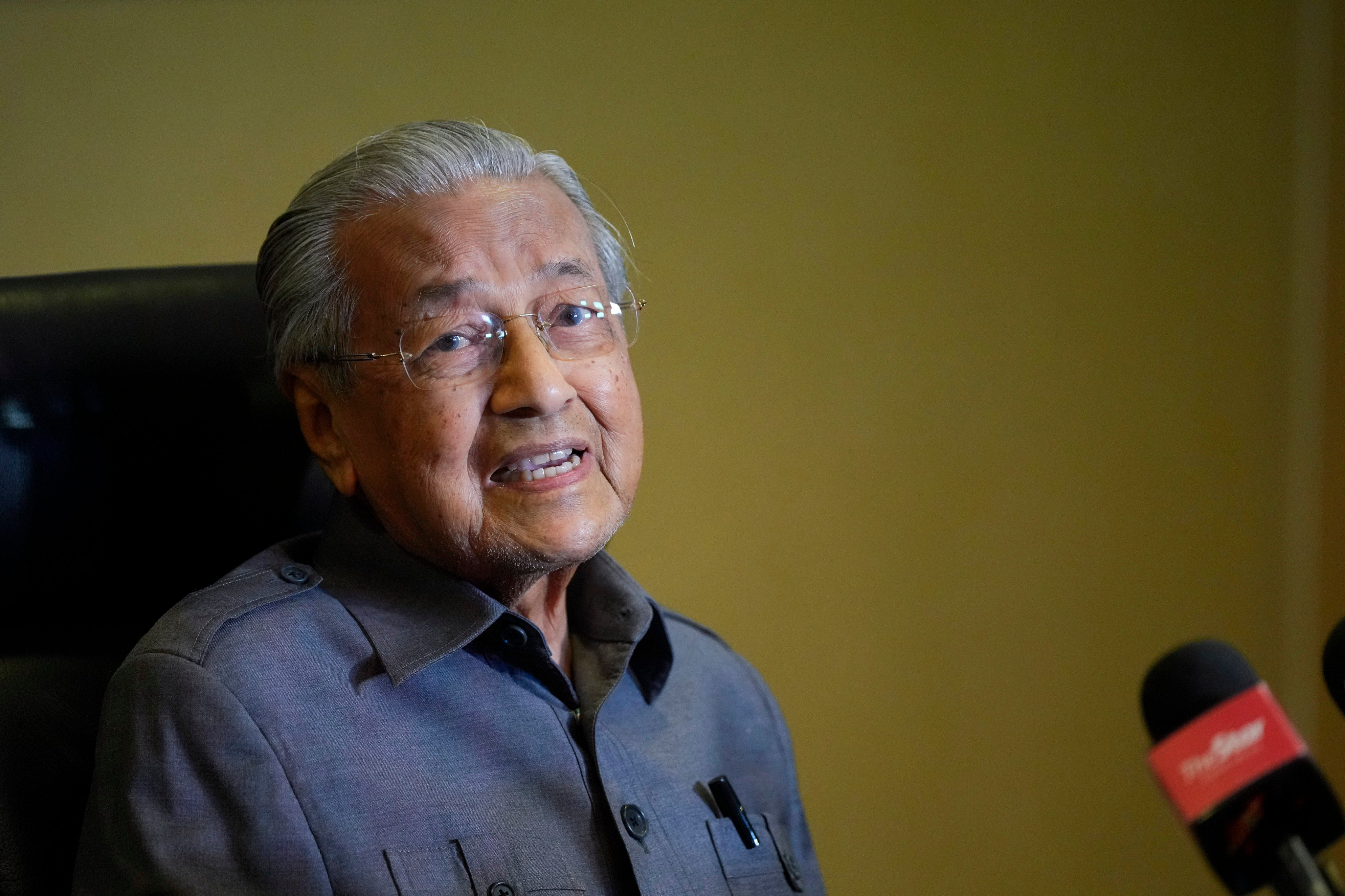 Malaysia’s former prime minister Mahathir Mohamad. Photo: AP