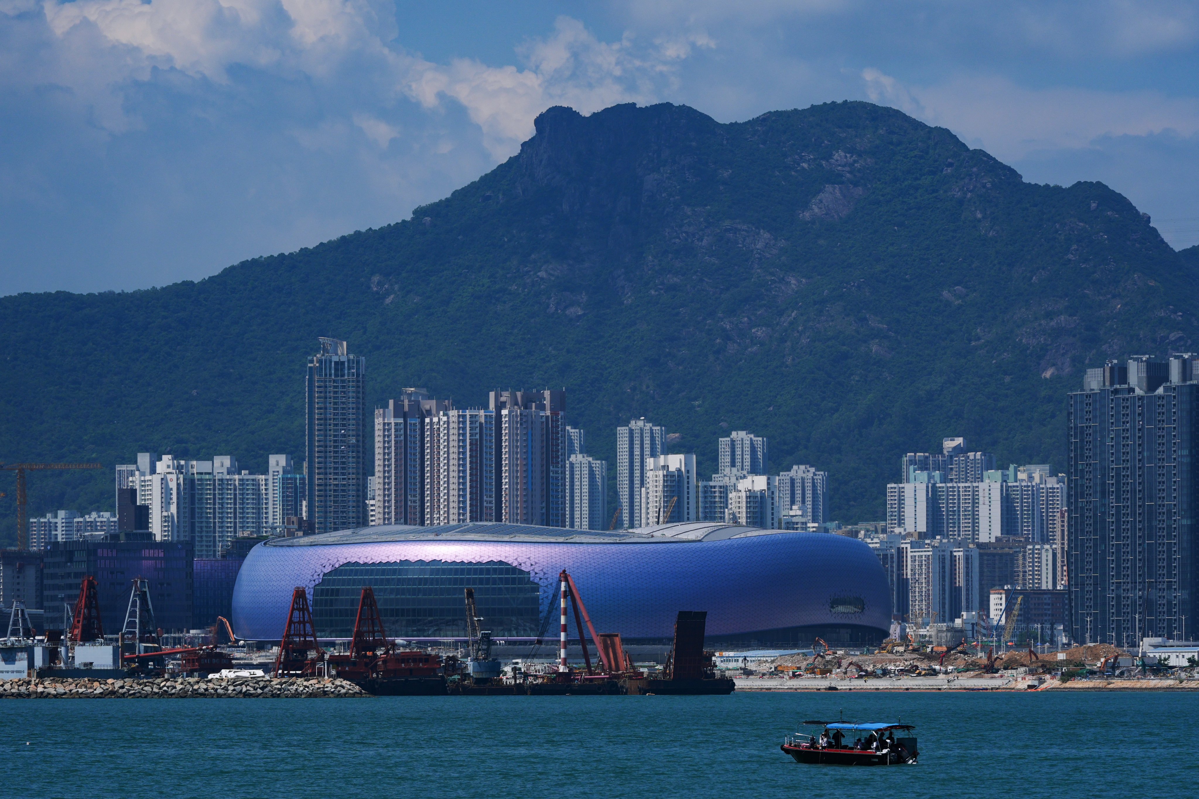 The city’s new Kai Tak Sports Park is set to host a number of mega-events. Photo: Eugene Lee