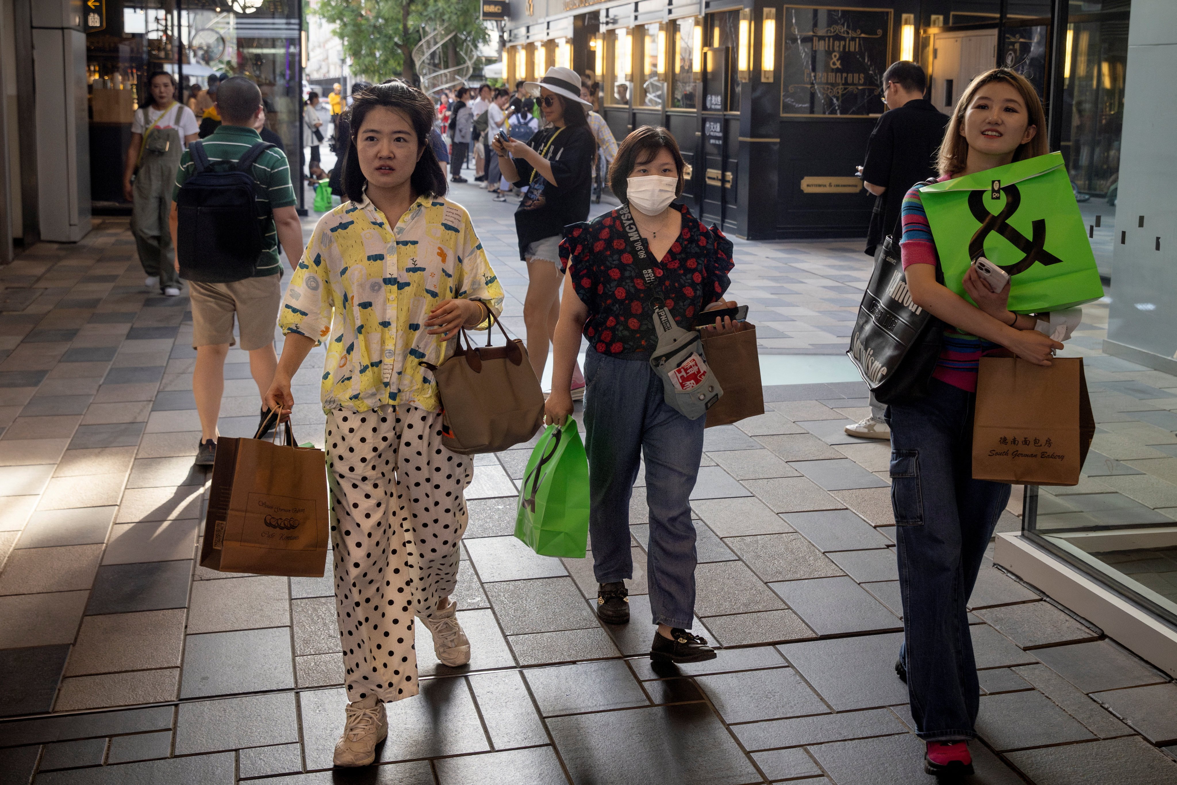 China’s second- and third-tier cities are seeing retail spending bounce back faster than in first-tier cities. Photo: Reuters