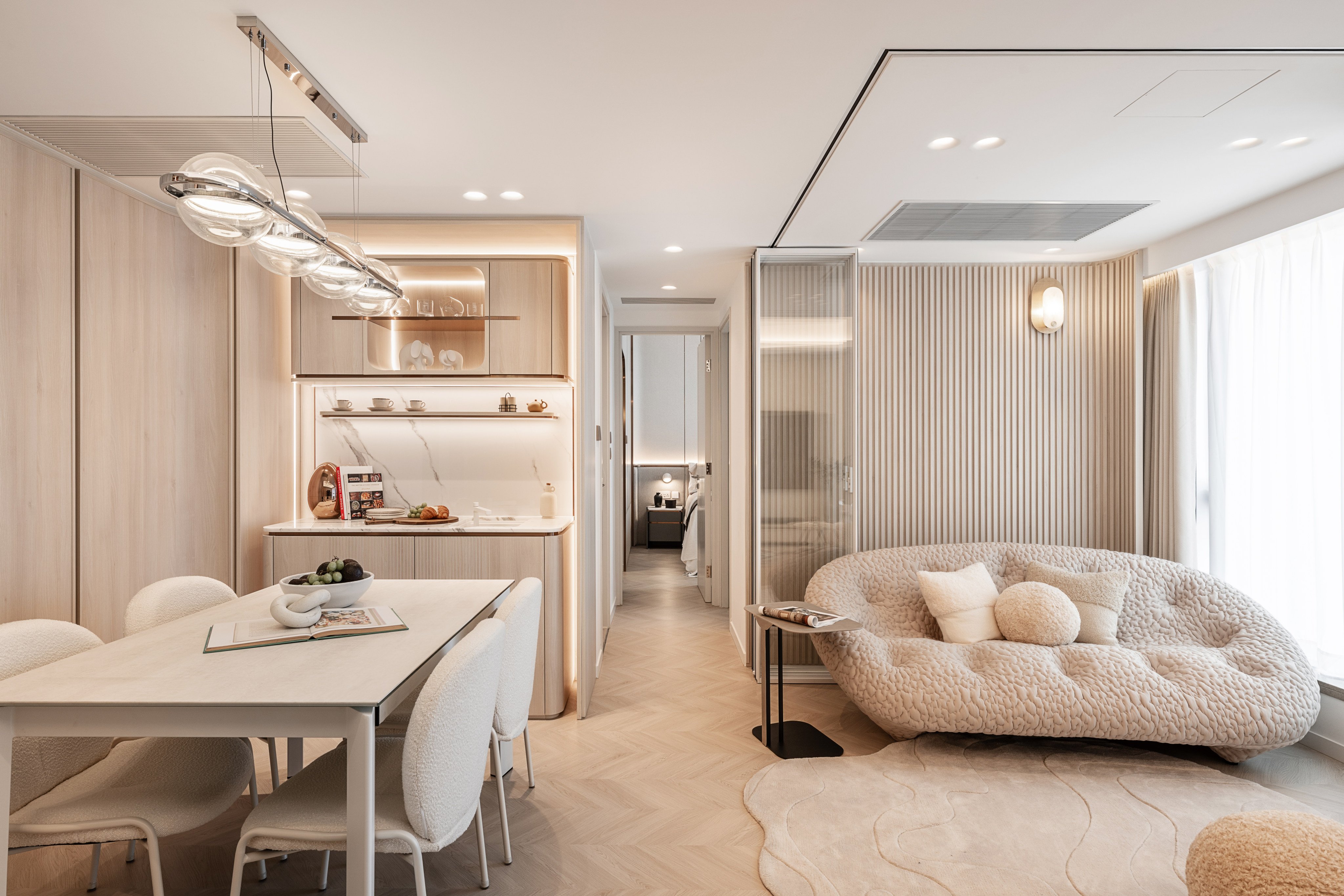 This Kai Tak, Hong Kong flat was remodelled by Epic Interior Design. Photo: Elizabeth Au for Workshop Ten