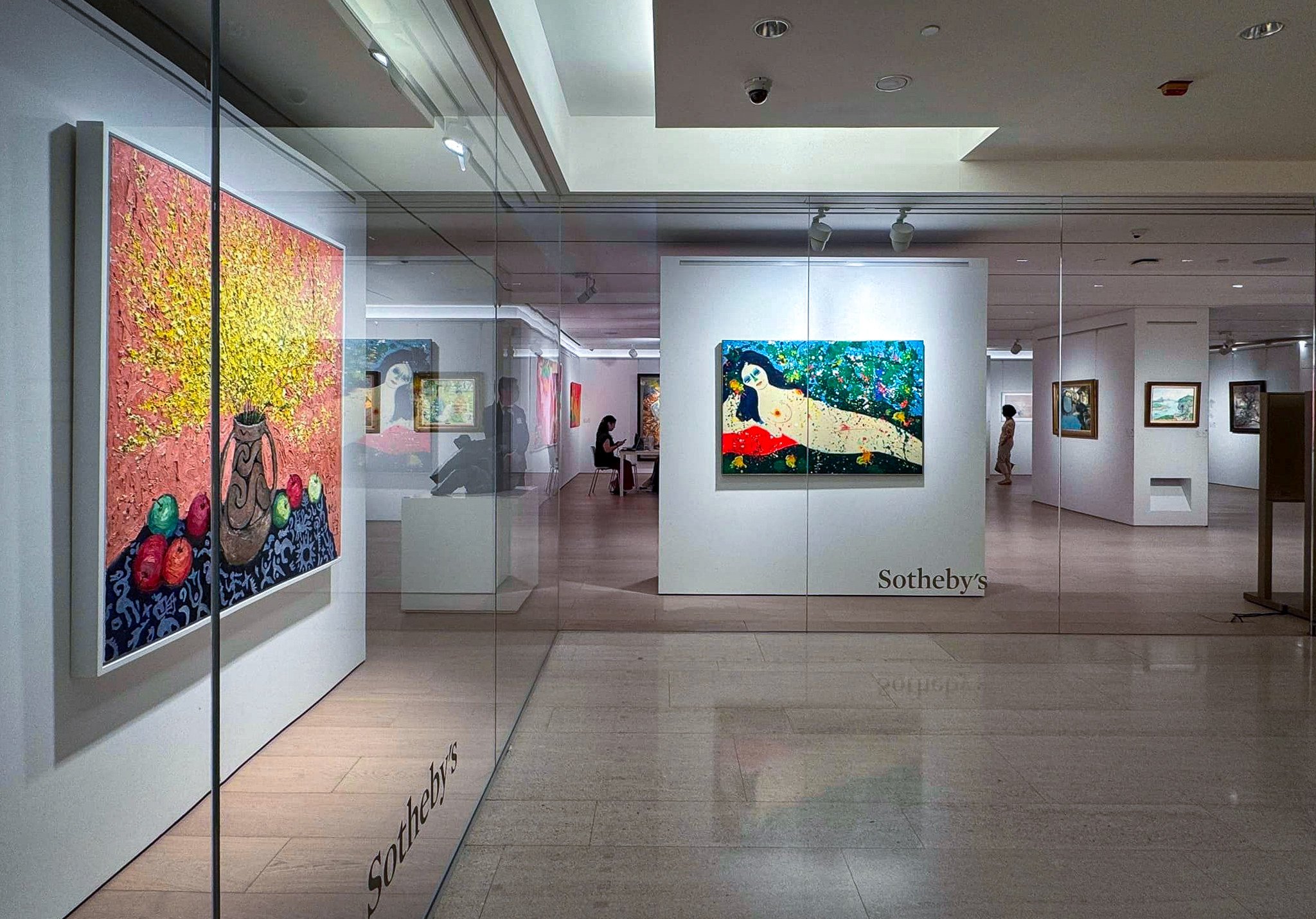 A view of Sotheby’s new space in Hong Kong. Photo: Facebook 