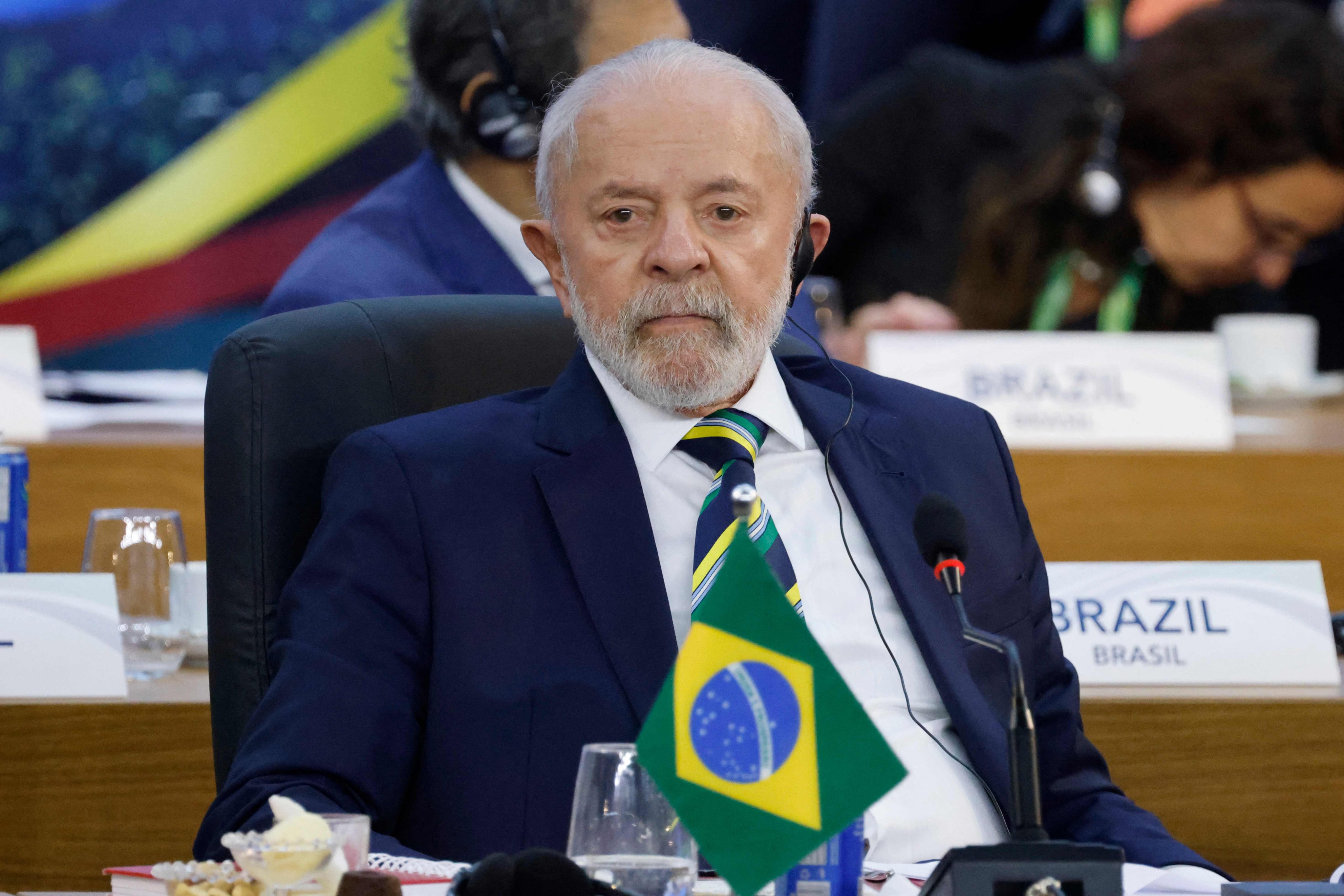 Brazil’s President Luiz Inacio Lula da Silva looks on during the second session of the G20 Leaders’ Meeting in Rio de Janeiro, Brazil, on November 18. Photo: AFP