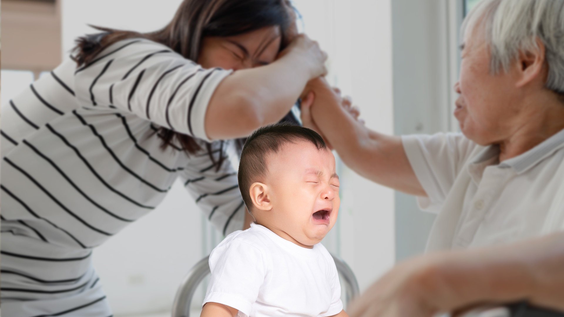 During an argument with her mother-in-law, Xu accidentally dropped her baby, causing a serious head injury. Photo: SCMP composite/Shutterstock
