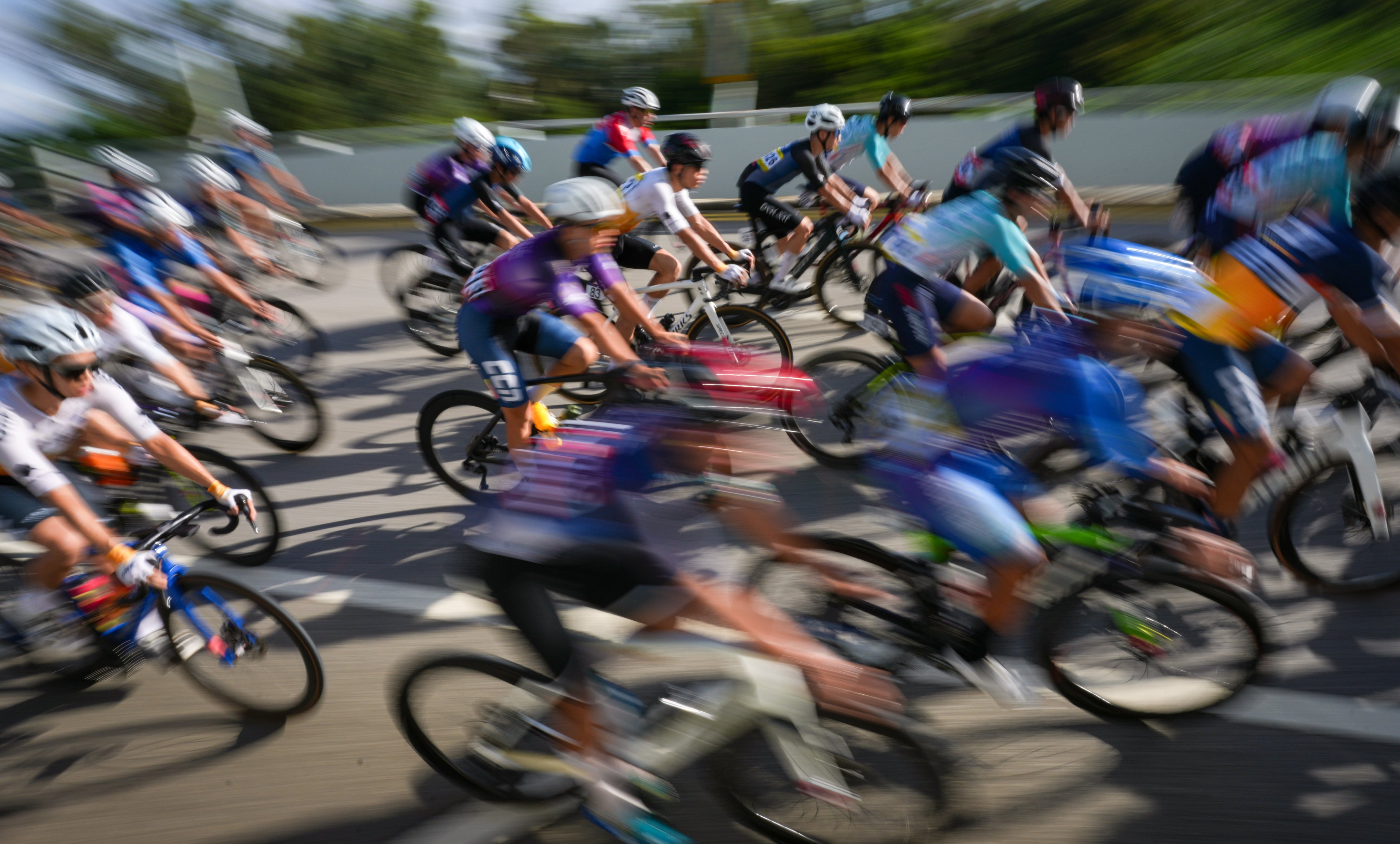 The road cycling competition is the only National Games sporting event being held across Guangdong province, Hong Kong and Macau. Photo: Eugene Lee