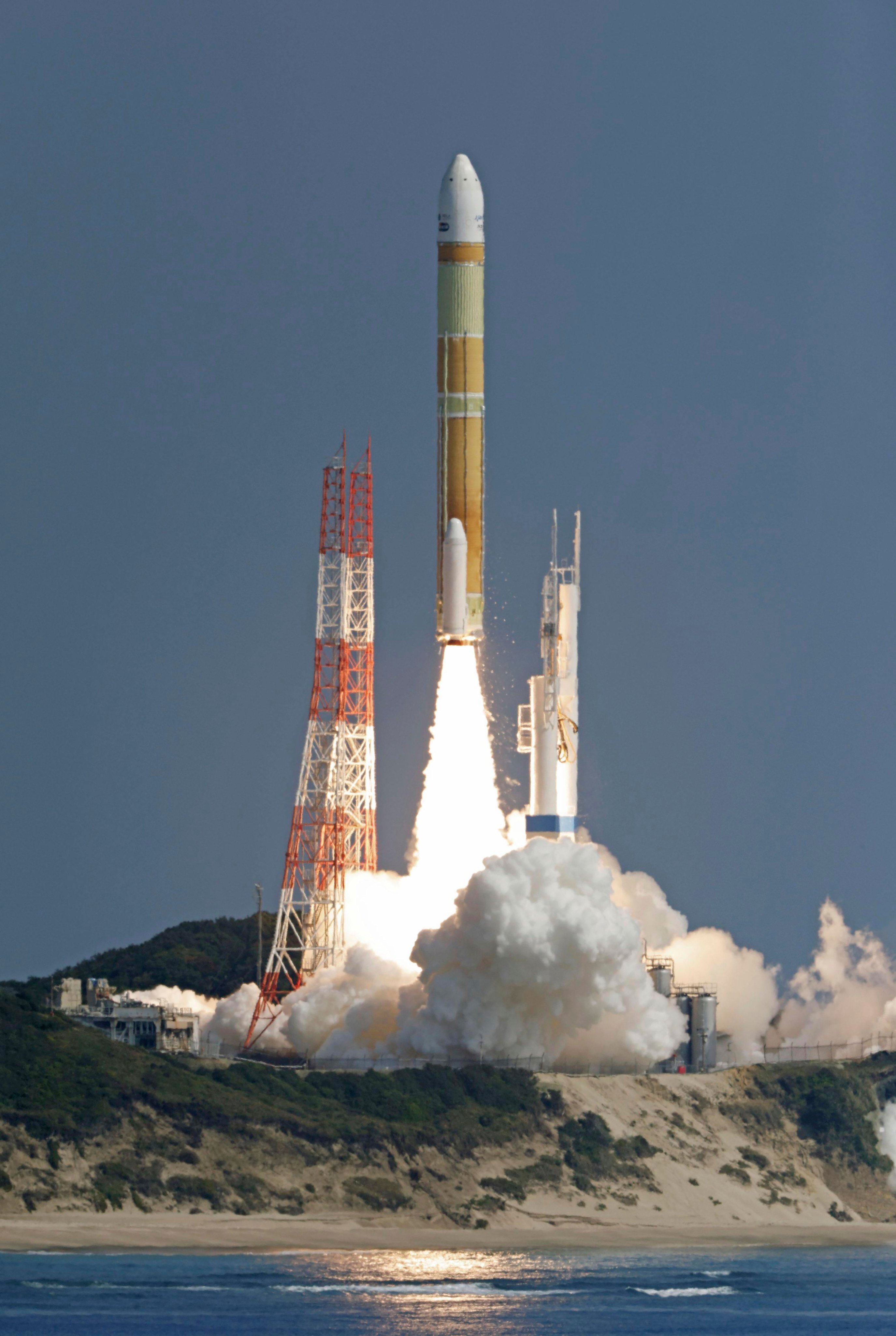 An H3 rocket lifts off from Tanegashima Space Centre in Kagoshima, southern Japan last year. Photo: AP